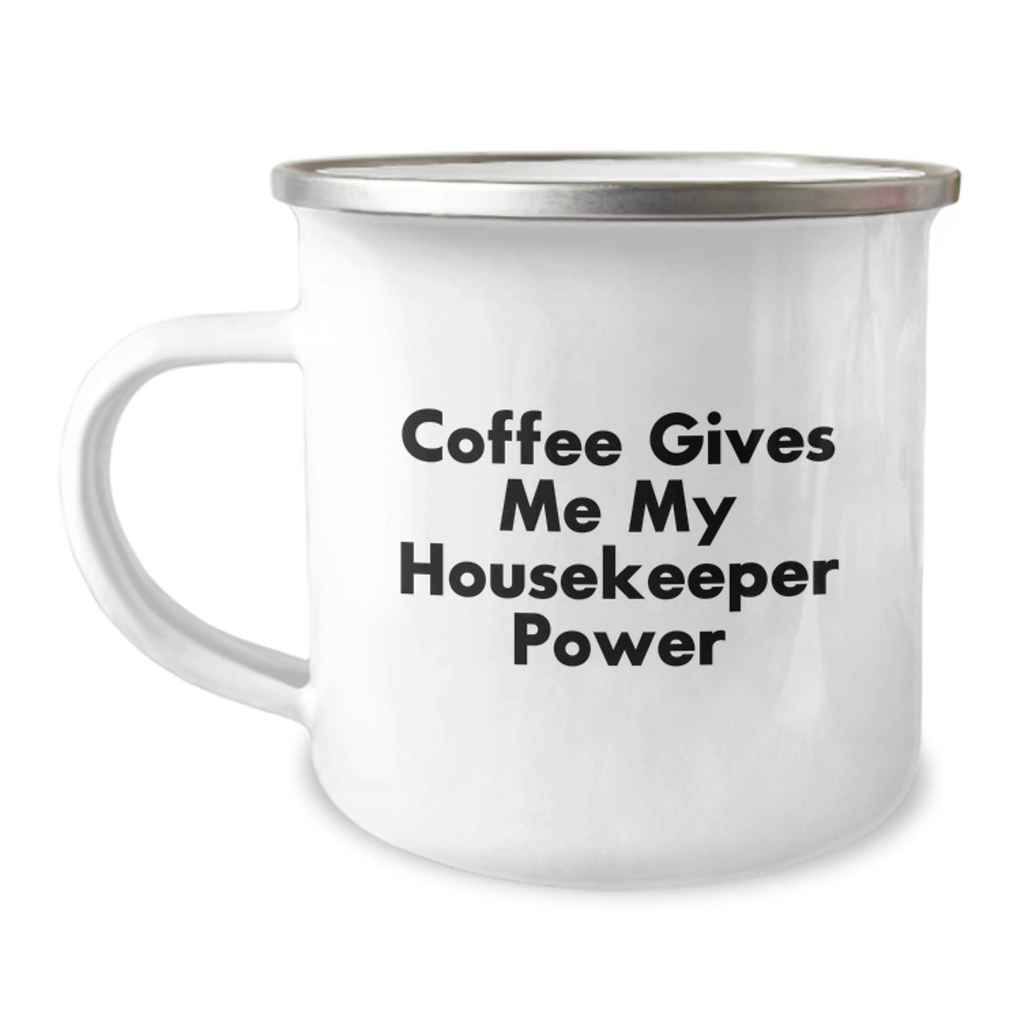 Housekeeper Gifts, Funny Coffee Mug, Graduation Unique Gifts from Friends to Housekeeper, 'Coffee Gives Me My Housekeeper Power' - Image 1