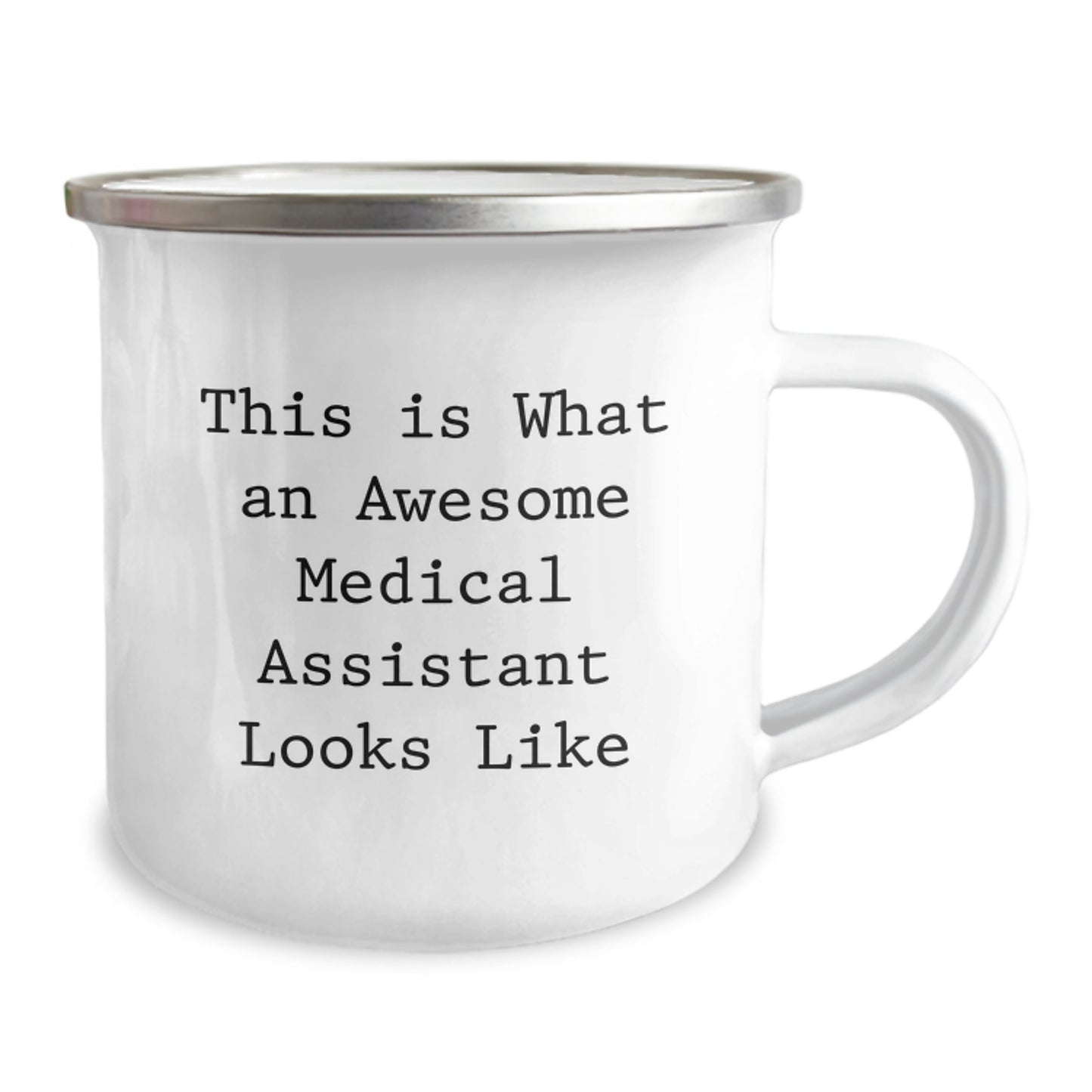 Funny Medical Assistant Gifts - This Is What An Awesome Medical Assistant Looks Like Camping Mug Gifts from Medical Assistant Friends, Unique Birthday Unique Gifts for Medical Assistants - Image 2