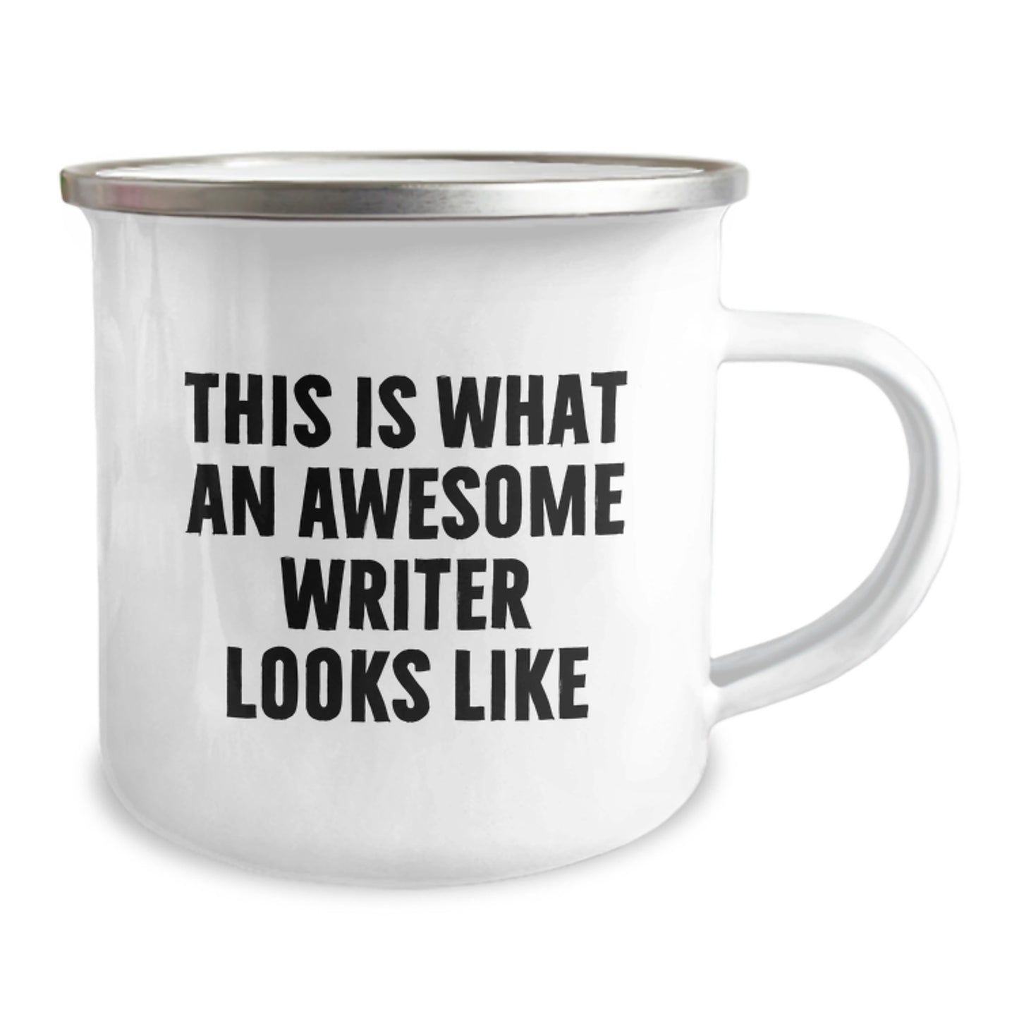 Funny Writer Gifts from Friends - This Is What An Awesome Writer Looks Like Mug for Writers on Birthday - Image 2