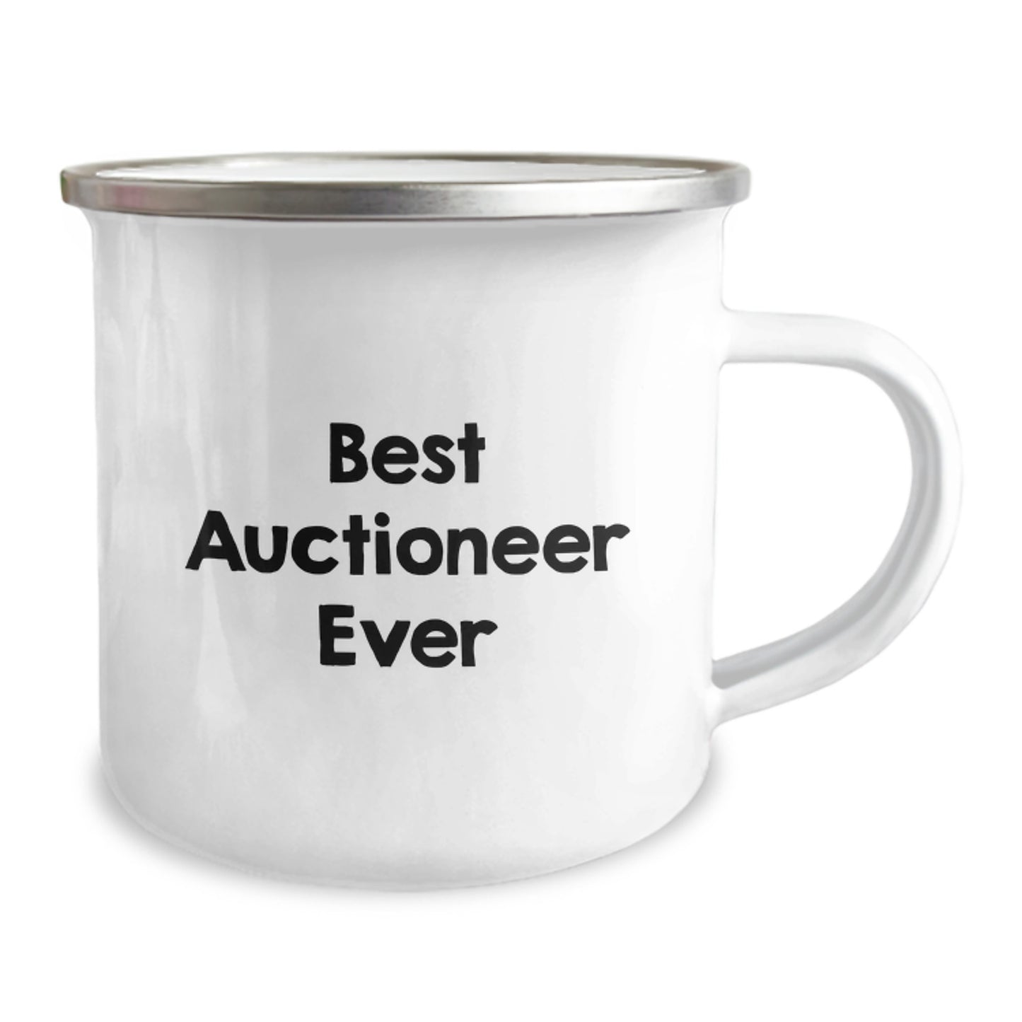 Auctioneer Best Ever Funny Gifts from Friends to Men Birthday Unique Camping Mug - Image 2