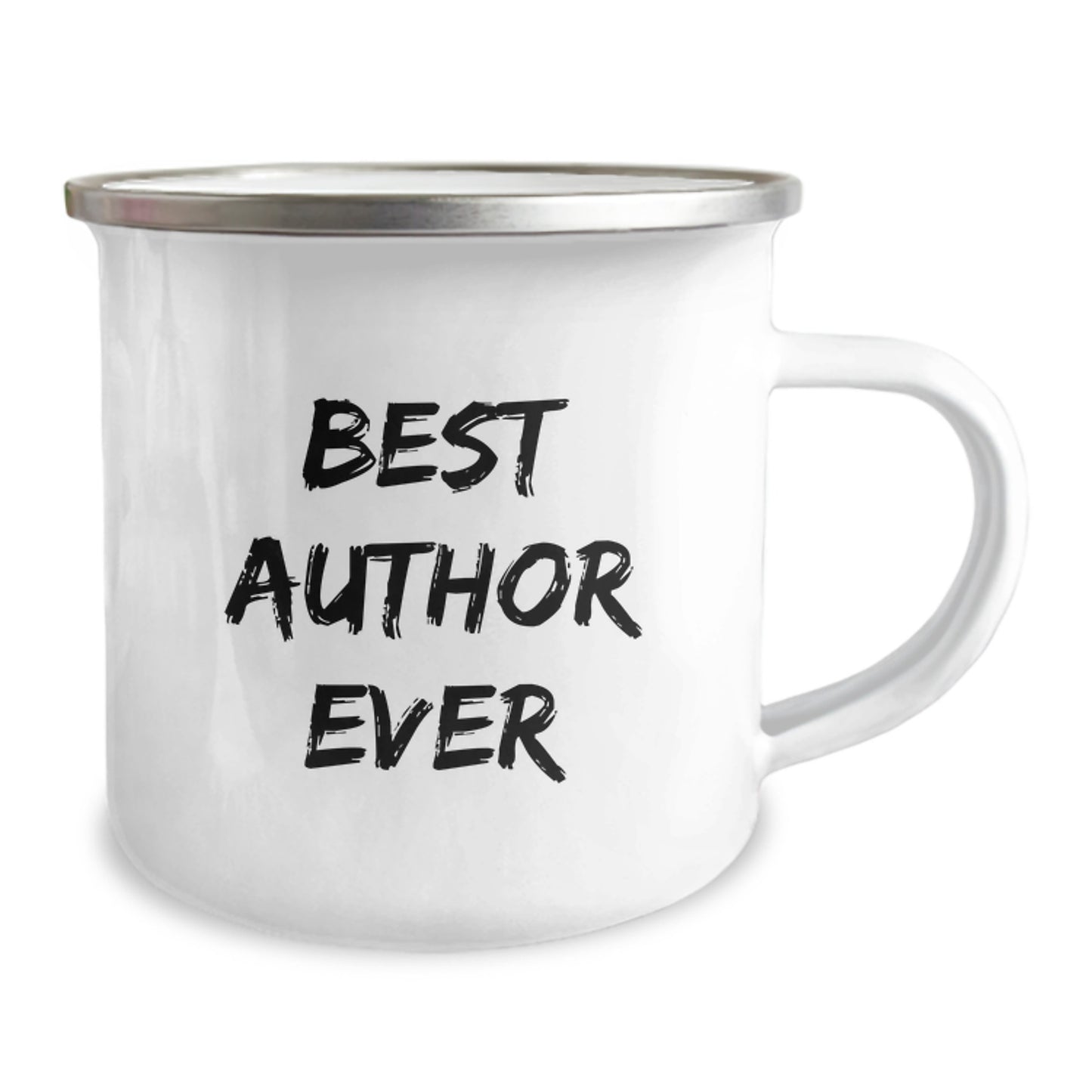Best Author Ever, Funny Quote Camping Mug for Author Fans, Gifts from Friends, Birthday Unique Gifts to Author, Men, Women, or Family - Image 2