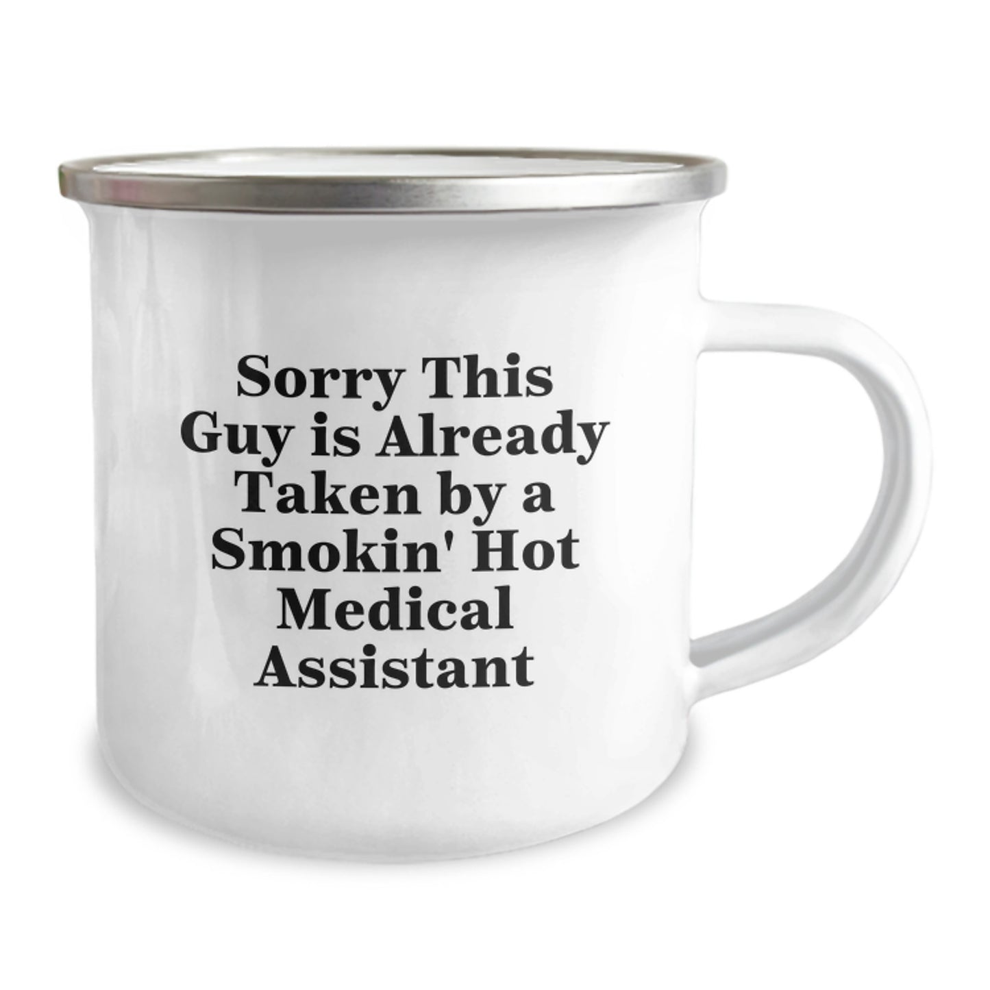 Funny Medical Assistant Gifts for Him or Her, Sorry This Guy Is Already Taken, Birthday Unique Gifts, Camping Mug for Medical Assistant, Gifts from Family, Gifts for Medical Assistant - Image 2