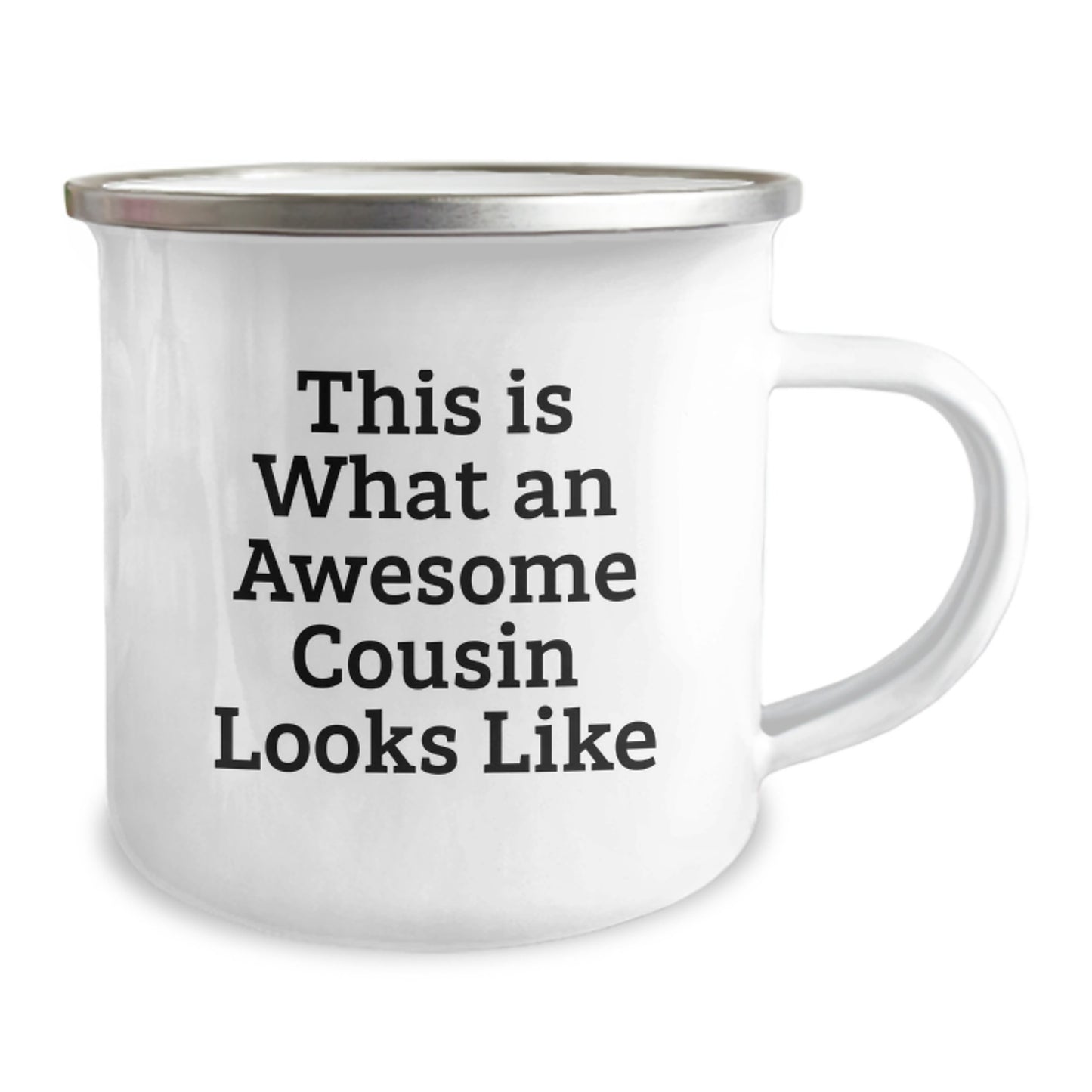 Funny Cousin Gifts, Camping Mugs for Graduation, 'This Is What An Awesome Cousin Looks Like' Quote, Gifts from Family, Gifts for Cousin - Image 2
