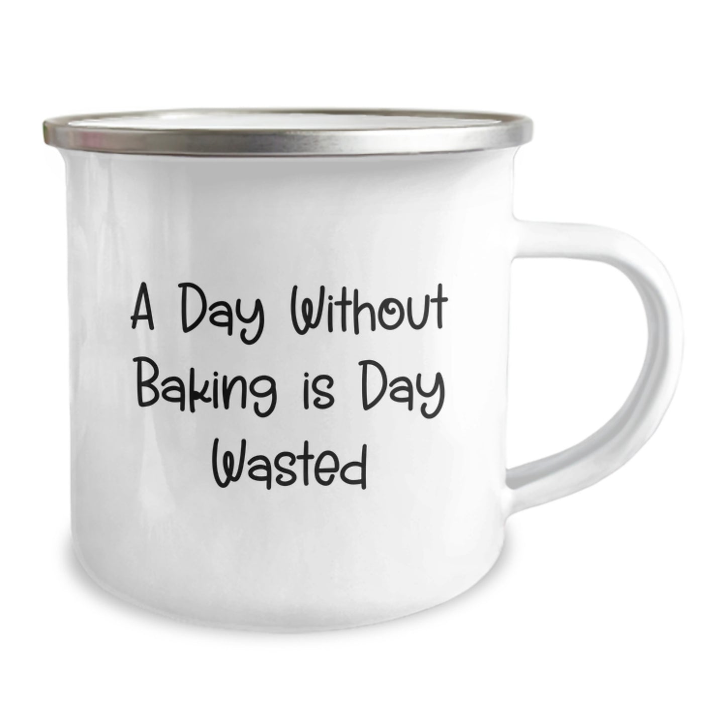 Baking Enthusiast's Delight, Funny Quote, Birthday Unique Gifts for Her, Gifts from Family, Camping Mug for Baking - Image 2