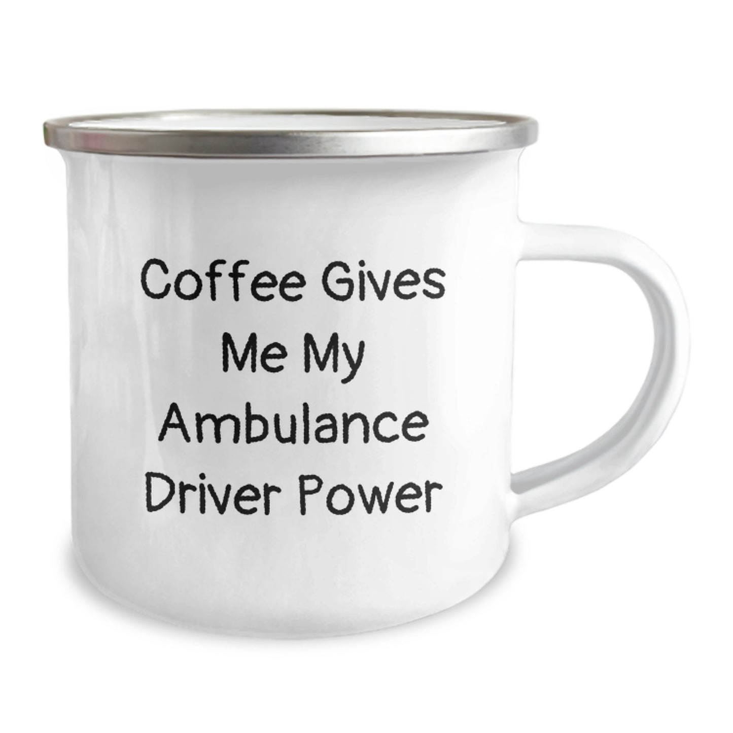 Ambulance Driver Gifts, Funny Quote Coffee Mug for Ambulance Driver, Gifts from Friends for Ambulance Driver Graduation, 12 oz Camping Mug - Image 2