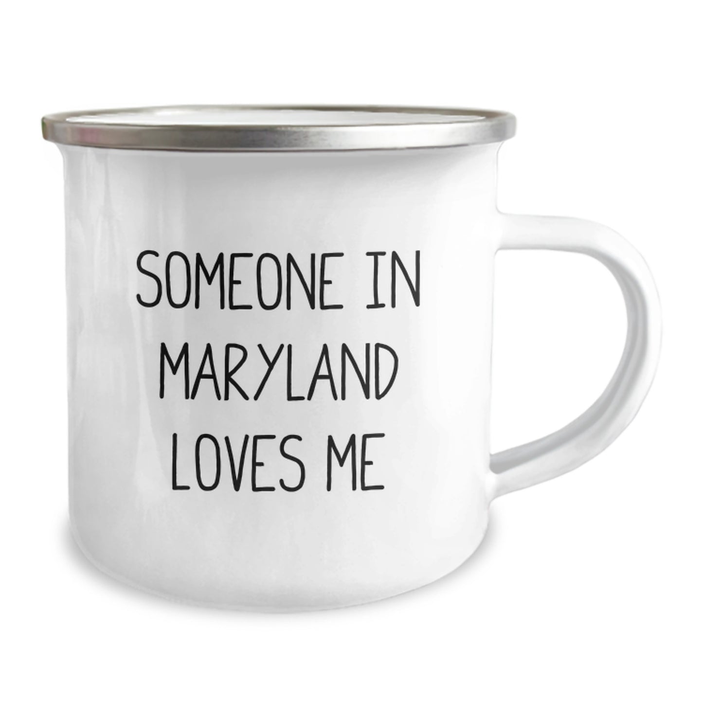 Maryland Love Quote Camping Mug, Funny Quote Gifts from Friends and Family to Men and Women in Maryland, Birthday Unique Presents - Image 2