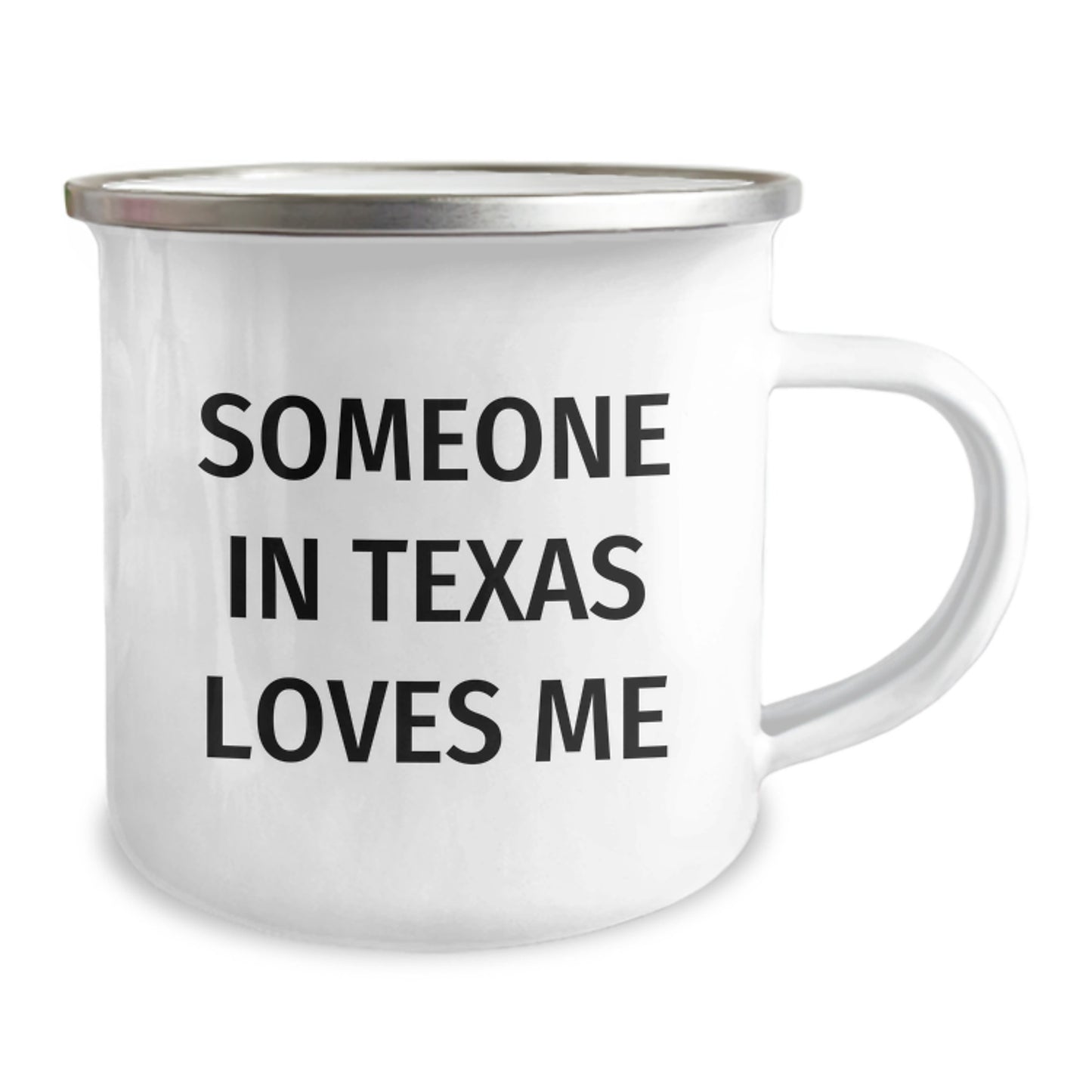 Someone in Texas Loves Me Funny Camping Mug for Birthday Unique Gifts from Friends to Family - Image 2