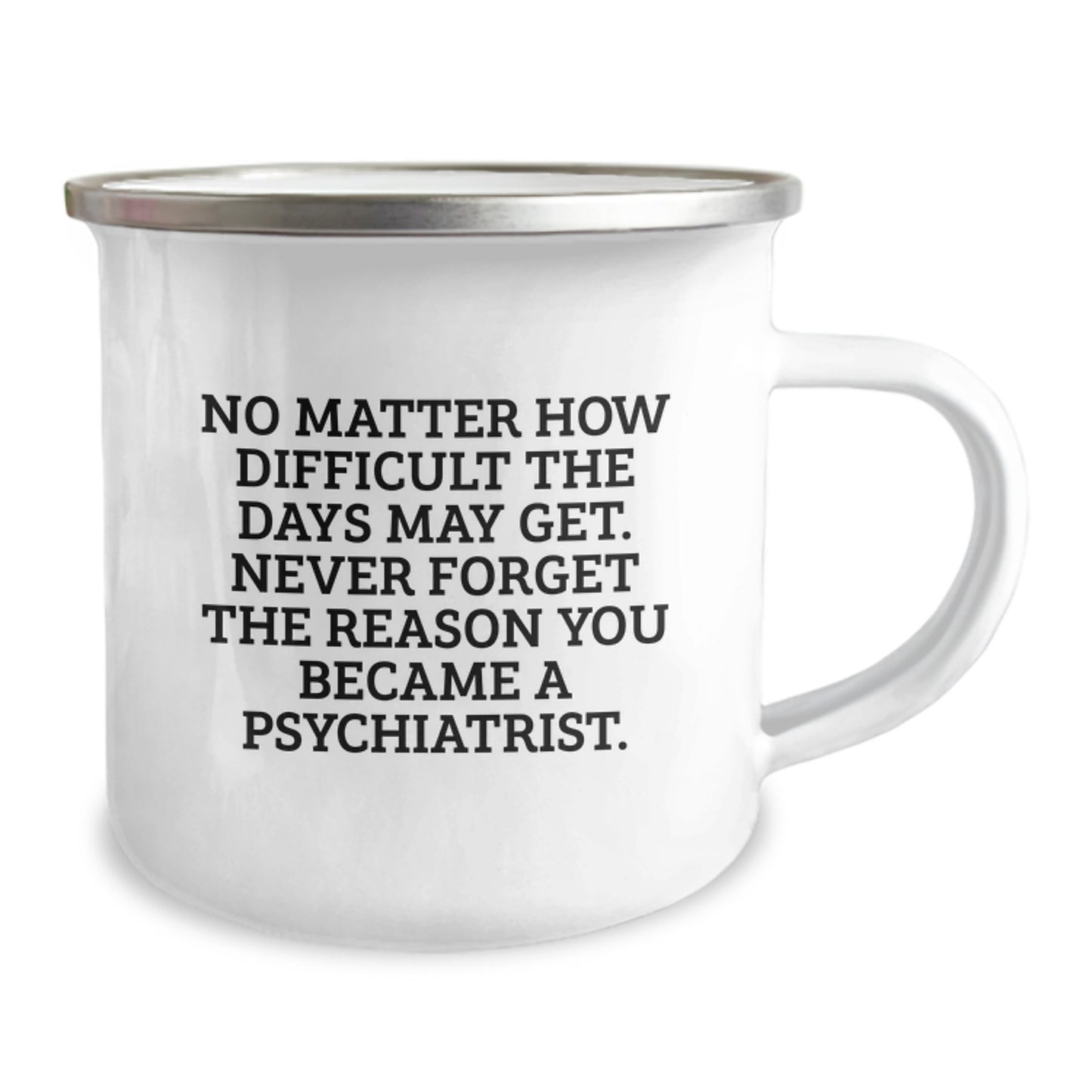 Psychiatrist Gifts, Funny Camping Mug, Gifts from Friends to Psychiatrist, Never Forget the Reason You Became a Psychiatrist, Birthday Unique Gifts - Image 2
