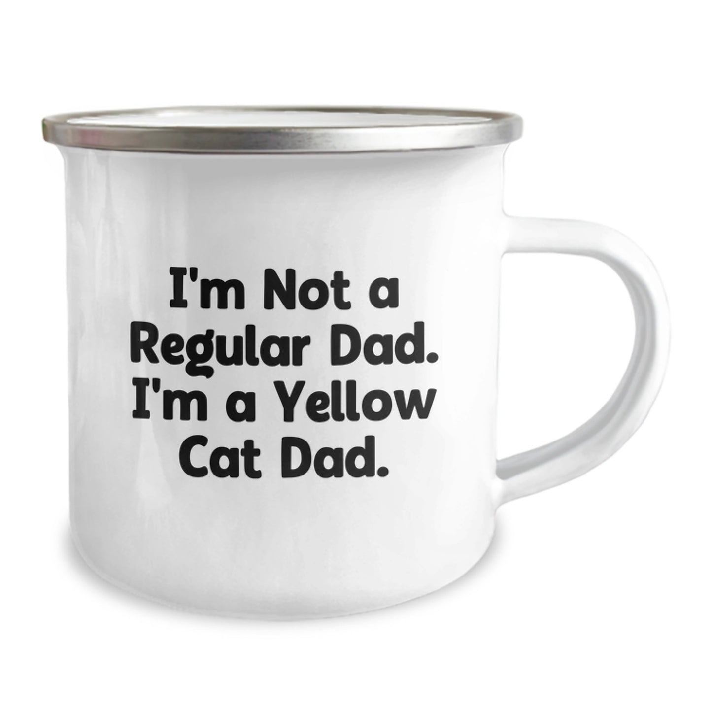 Funny Yellow Cat Dad Gifts for Men - I'm Not A Regular Dad. I'm A Yellow Cat Dad. - Camping Mug for Graduation - Image 2
