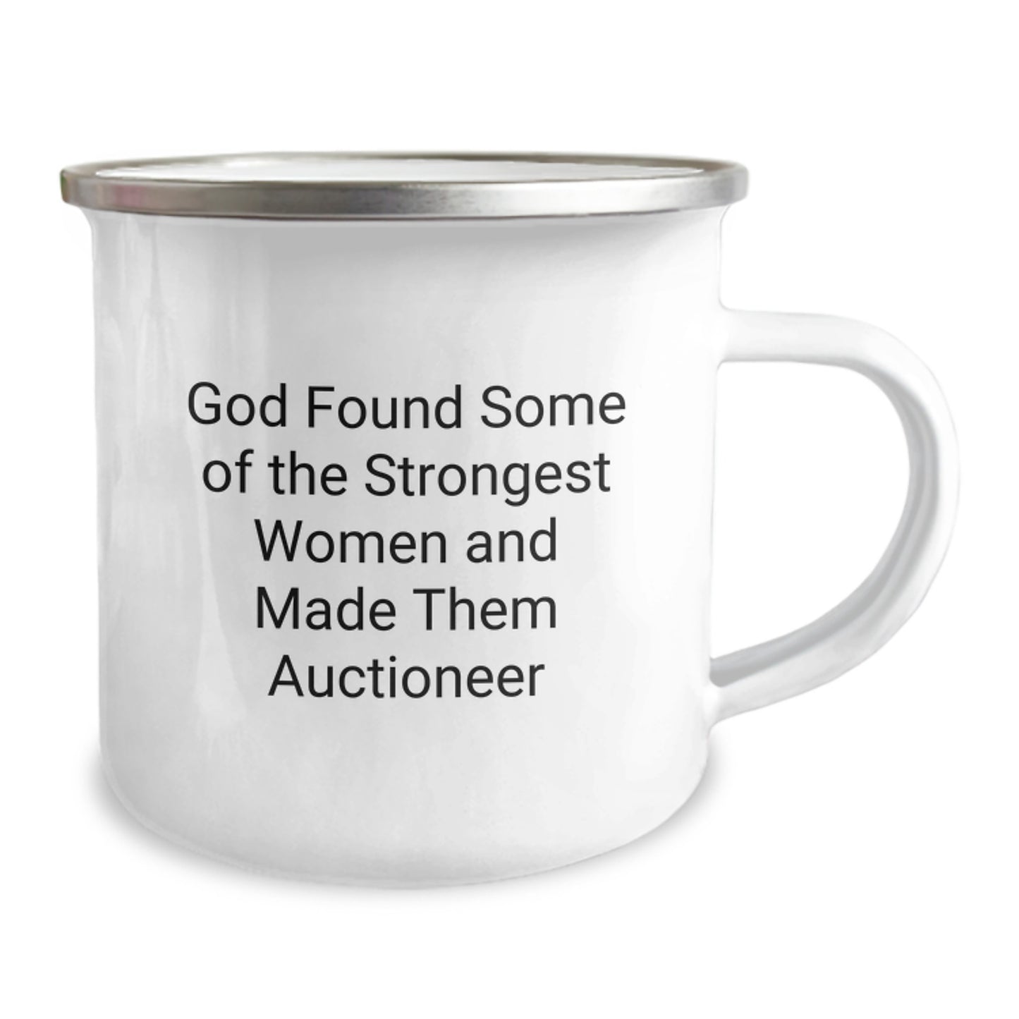 Auctioneer Gifts from Friends - Funny Inspirational Camping Mug for Graduation - Gifts for Auctioneer Men - Image 2