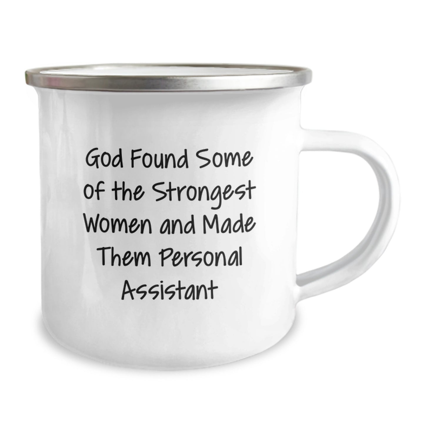Gifts from Women to Personal Assistants, Funny Quote, Graduation Unique Gifts, 12 oz Camping Mug - Image 2