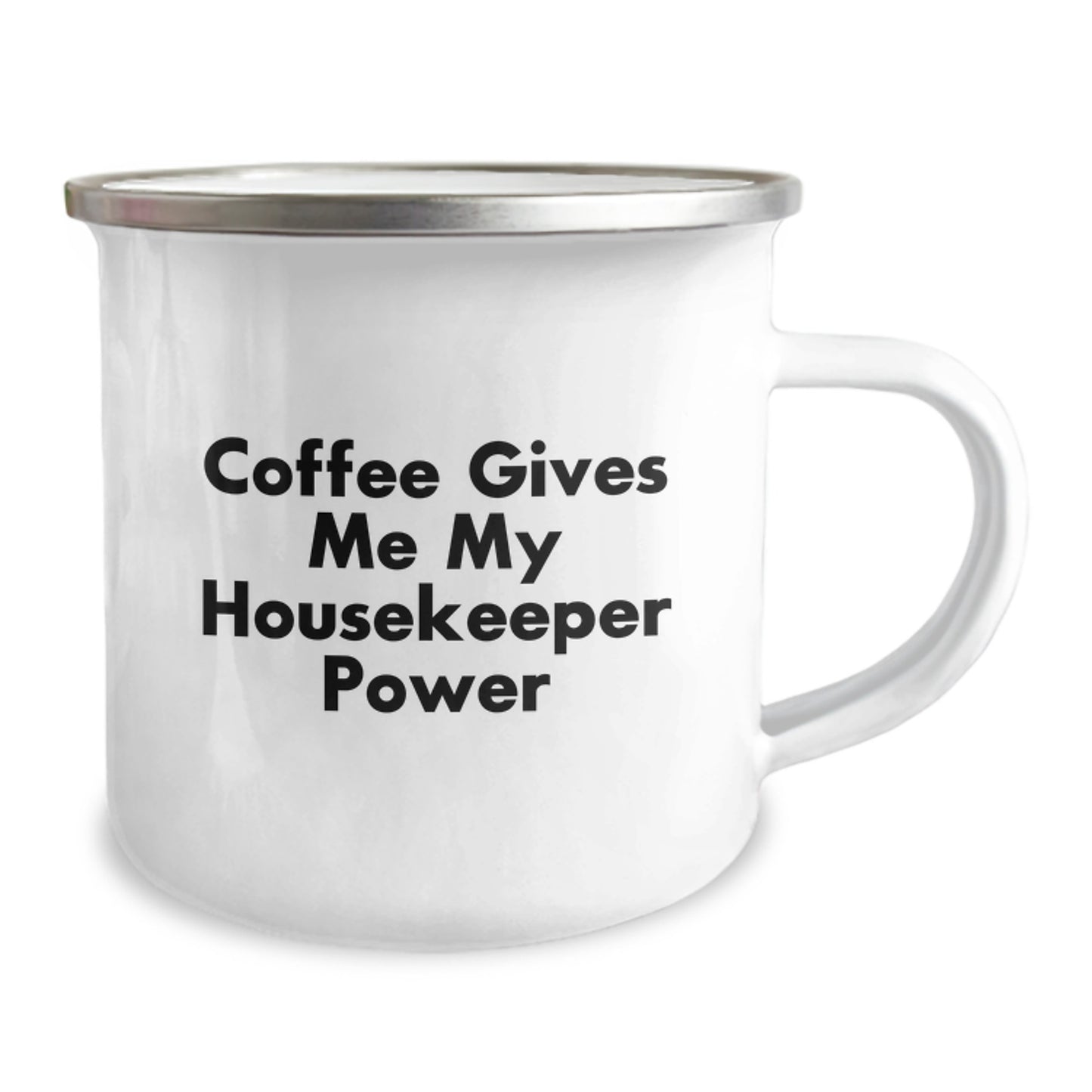 Housekeeper Gifts, Funny Coffee Mug, Graduation Unique Gifts from Friends to Housekeeper, 'Coffee Gives Me My Housekeeper Power' - Image 2