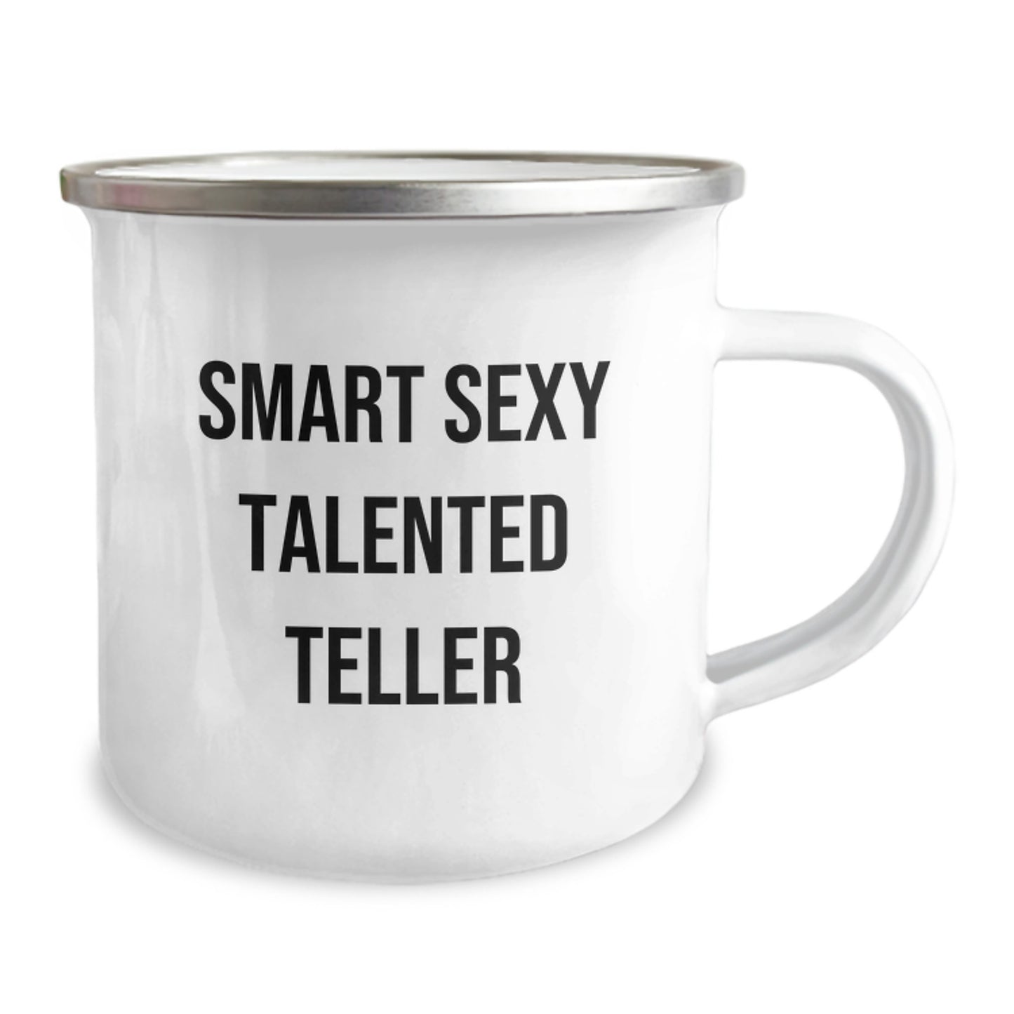 Funny Teller Gifts from Friends - Smart Sexy Talented Teller Camping Mug for Graduation, Unique Celebratory Gifts for Men, Women, Family and Coworkers - Image 2