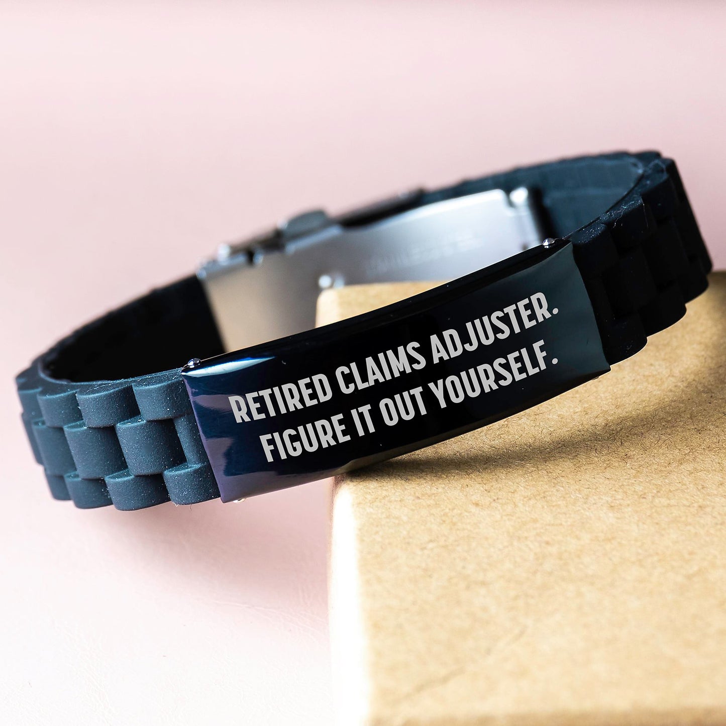 Claims Adjuster Gifts for Men, Women, or Friends - Funny Figure It Out Yourself Glide lock Clasp Birthday Present from Family or Coworkers - Image 3