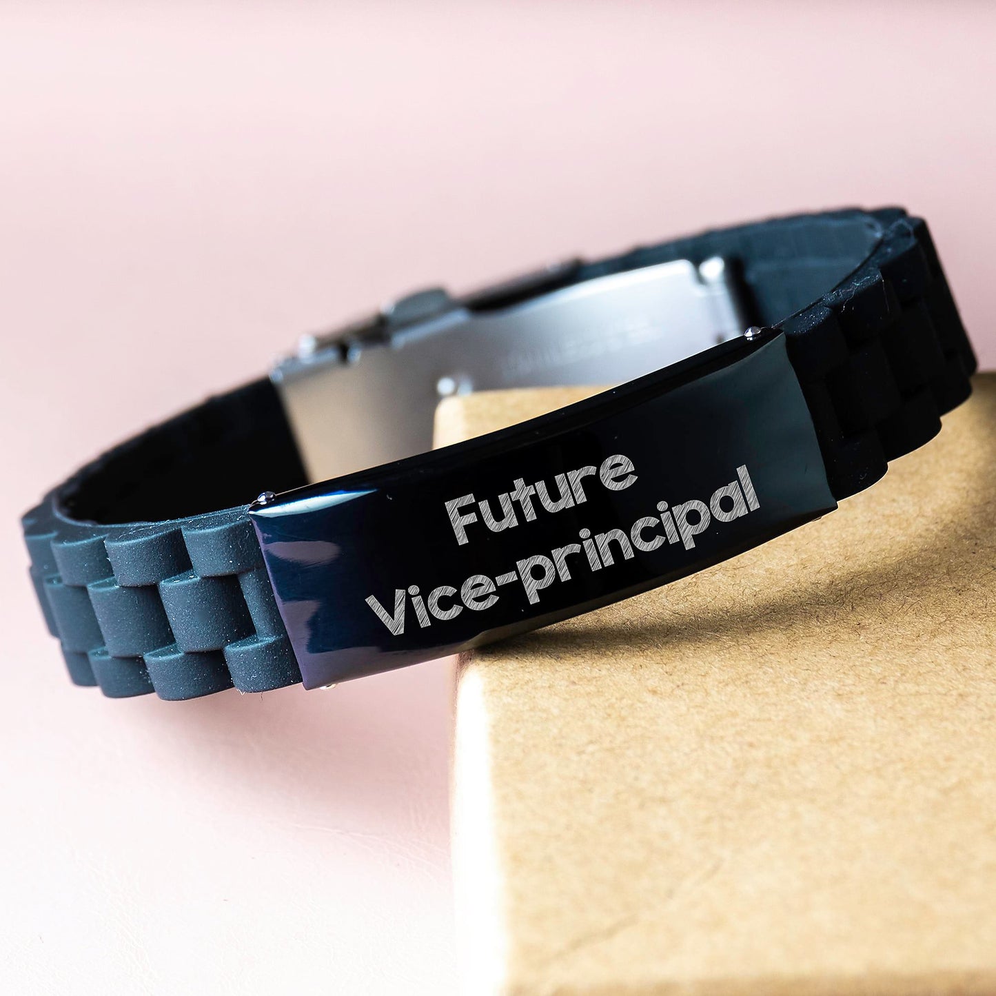 Funny Vice-Principal Quote Glide lock Clasp Bracelet Gifts from Friends to Future Vice-Principal Graduation Unique Gifts - Image 3