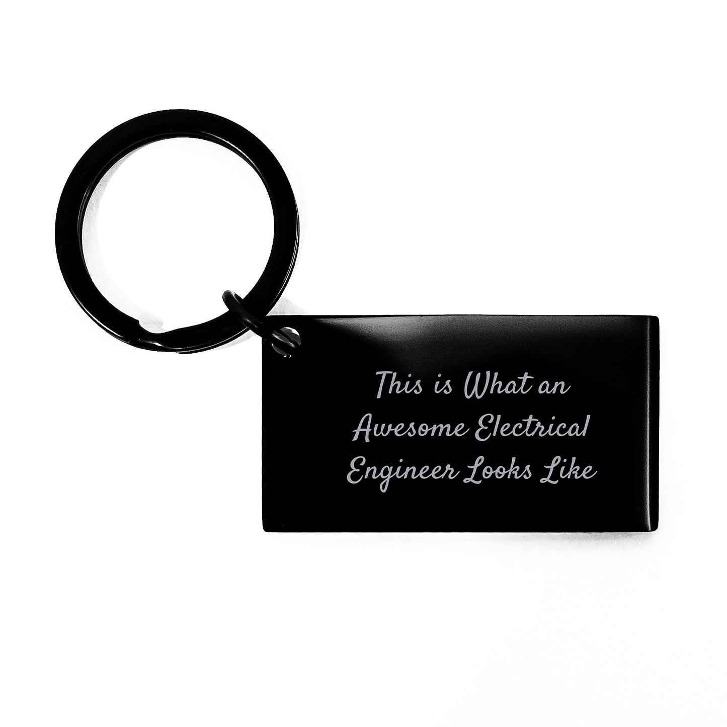 Electrical Engineer Keychain Gifts from Friends, Funny Quote This Is What An Awesome Electrical Engineer Looks Like, Birthday Unique Gifts for Men, Women, Coworkers, Family - Image 1