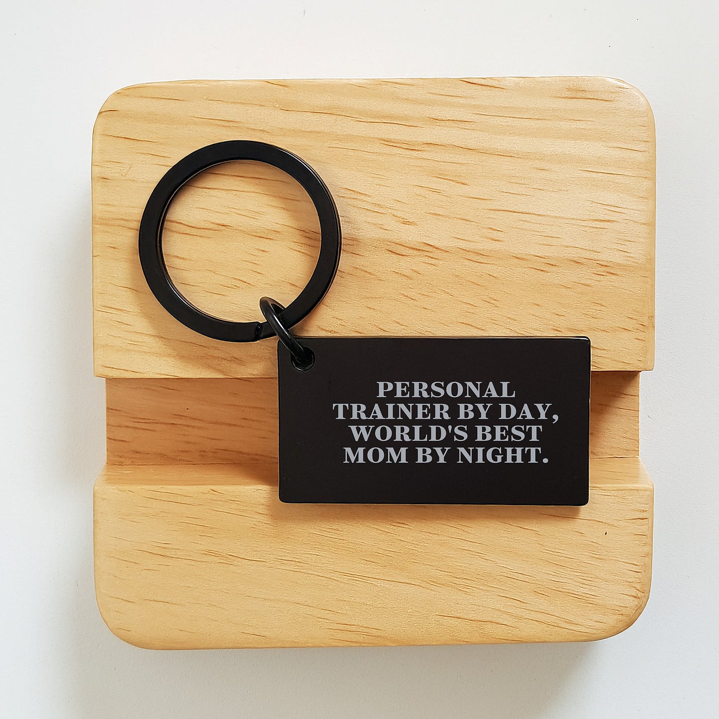 Personal Trainer Keychain, Funny Quote, Gifts from Family to World's Best Mom, Birthday Unique Presents for Personal Trainers - Image 2