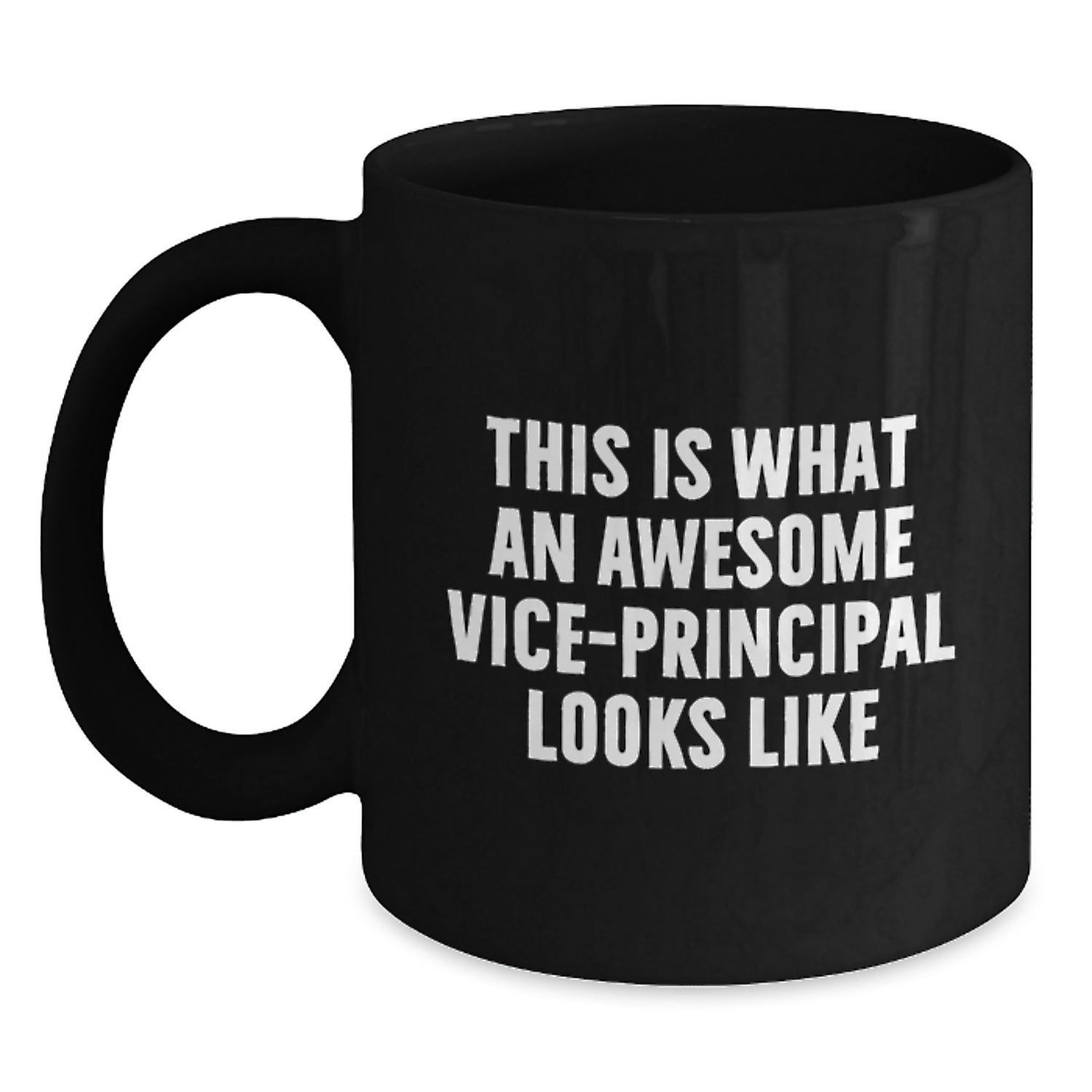 Funny Vice-principal Gifts from Friends - This Is What An Awesome Vice-principal Looks Like Black Coffee Mug, Birthday Unique Gifts for Vice-principal, Men, Women, Coworkers, Family - Main