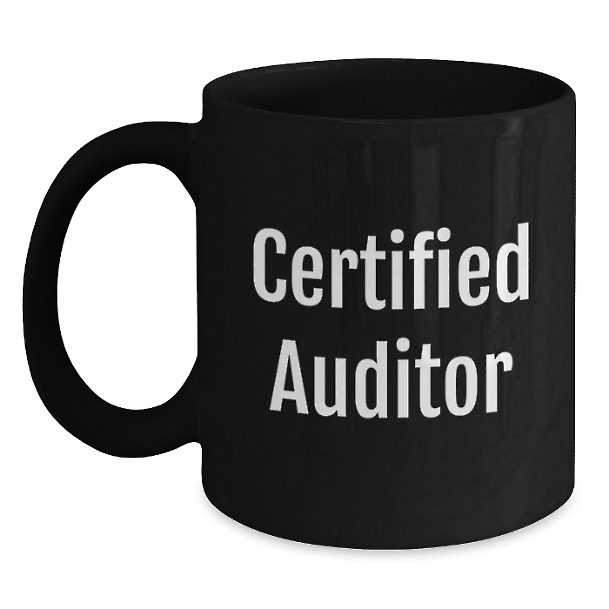 Funny Auditor Gifts from Family for Birthday - 'You're the Best Auditor' Quote on Black Coffee Mug - Main