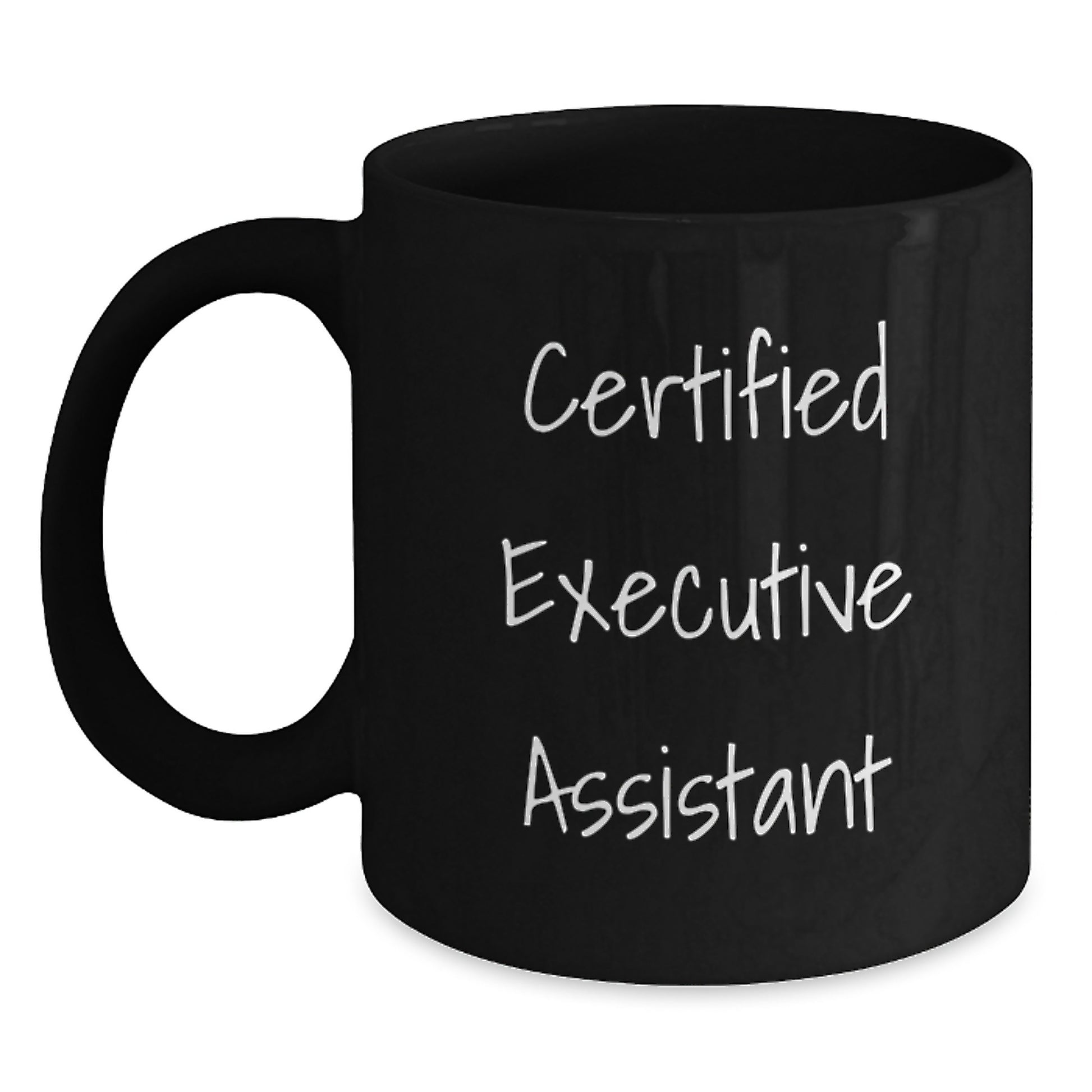 Funny Quote Executive Assistant Gifts for Birthday, Black Coffee Mug from Friends, 'I'm not an Executive Assistant, I'm a Superhero' - Main