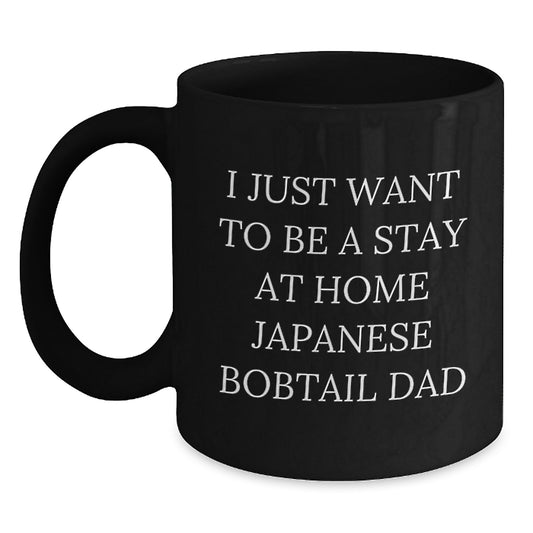 Funny Japanese Bobtail Cat Dad Gifts from Men to Friends on Birthday Unique Gifts - Main