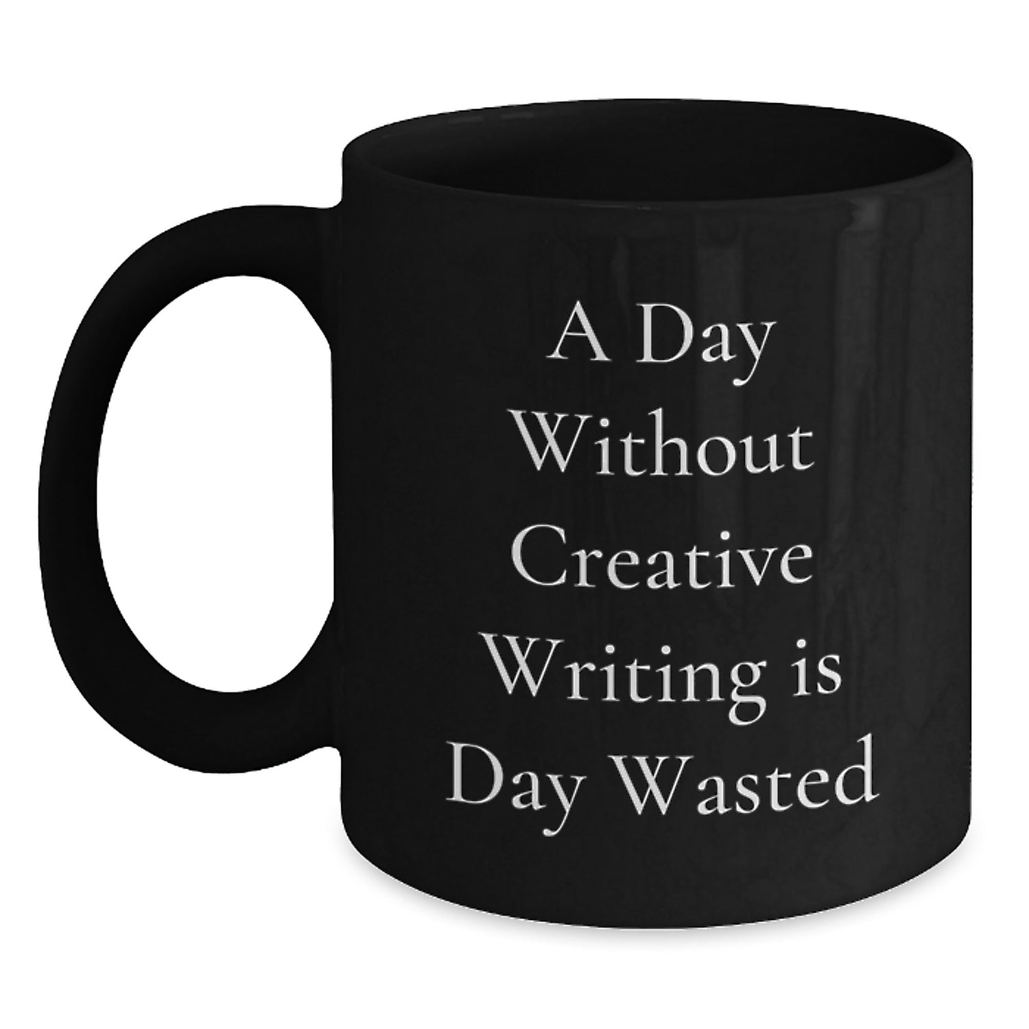 Creative Writing Inspiration Gifts from Friends for Creative Writing Lovers - Black Coffee Mug, Funny Quote, Birthday Unique Gifts - Main