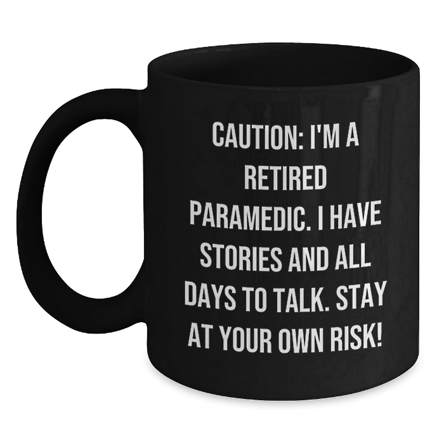Rescue Worker Gifts from Men, Funny Quote Black Coffee Mug for Graduation Unique Gifts, Rescue Worker Retirement - Main