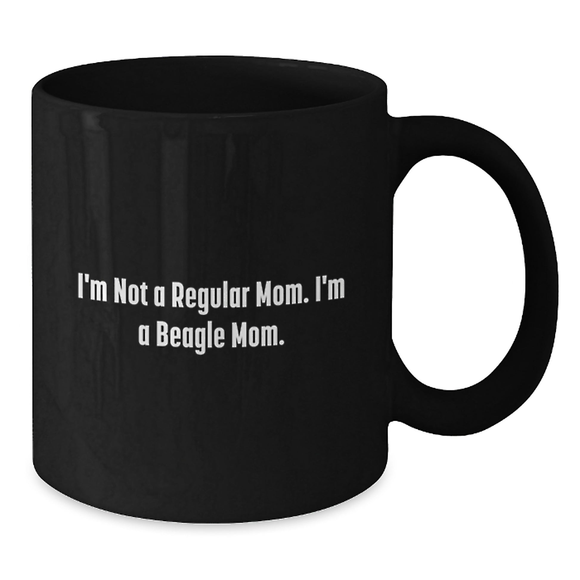 Comical Beagle Mom Black Coffee Mug, Funny Gift for Friends, Coworkers, Family, Graduation Unique Gifts from Beagle Lovers, Perfect for Daily Use - Additional