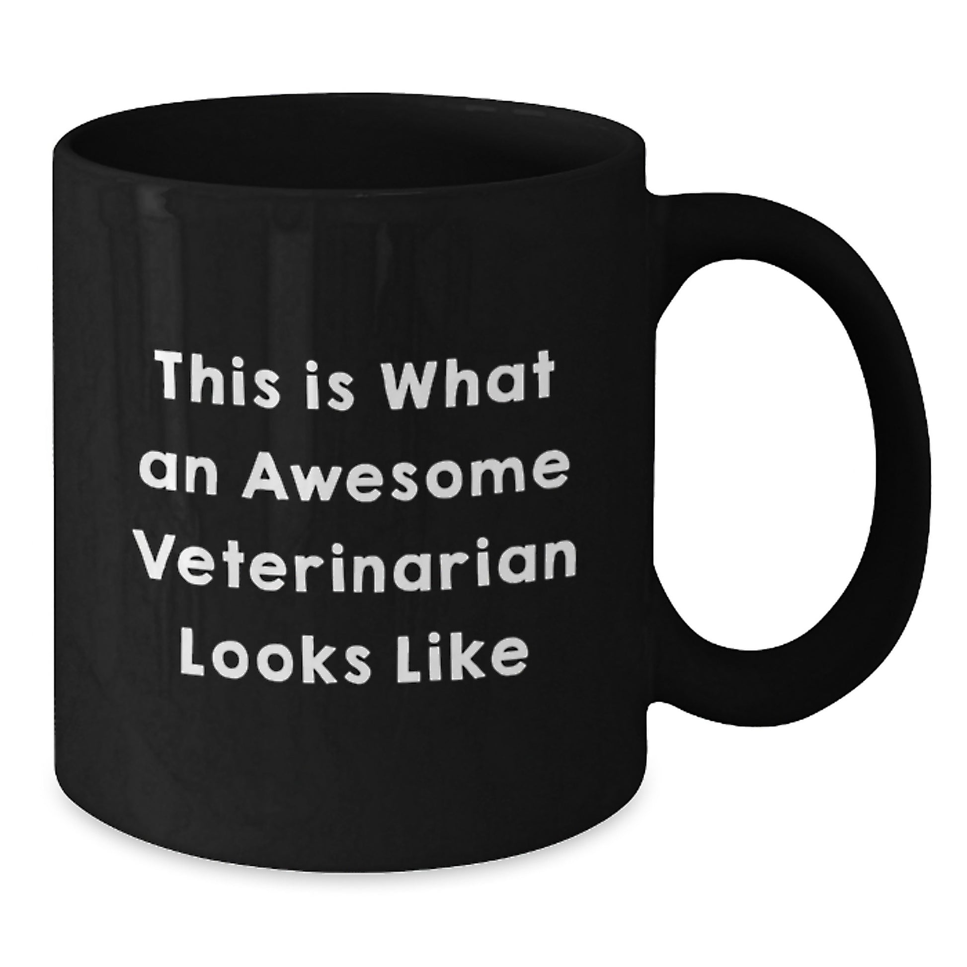 Awesome Veterinarian Quotes Funny Black Coffee Mug Gifts from Friends to Birthday Veterinarian - Additional