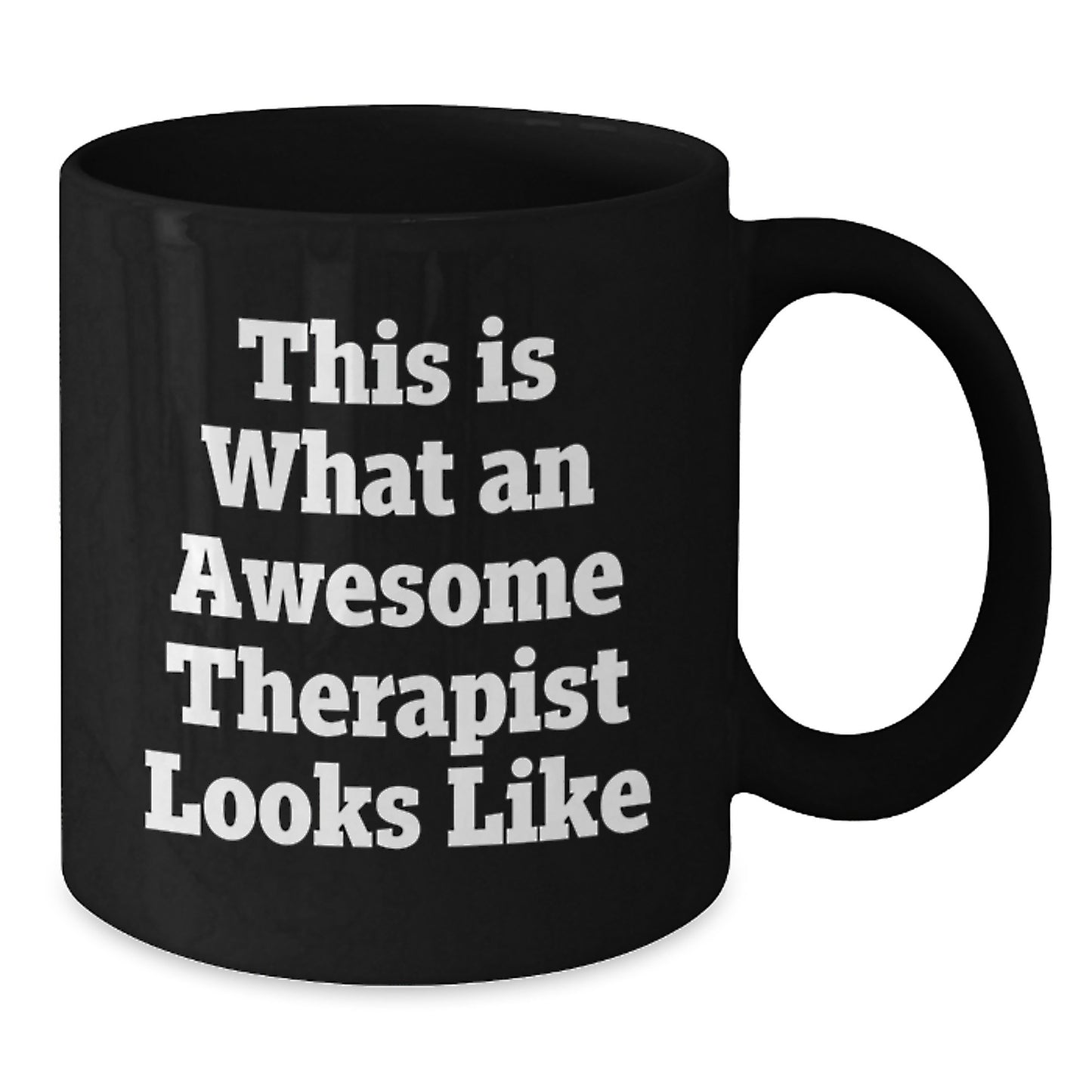 Funny Therapist Gifts from Friends, Gifts for Therapist Happy Birthday Unique Mugs, This Is What An Awesome Therapist Looks Like - Additional