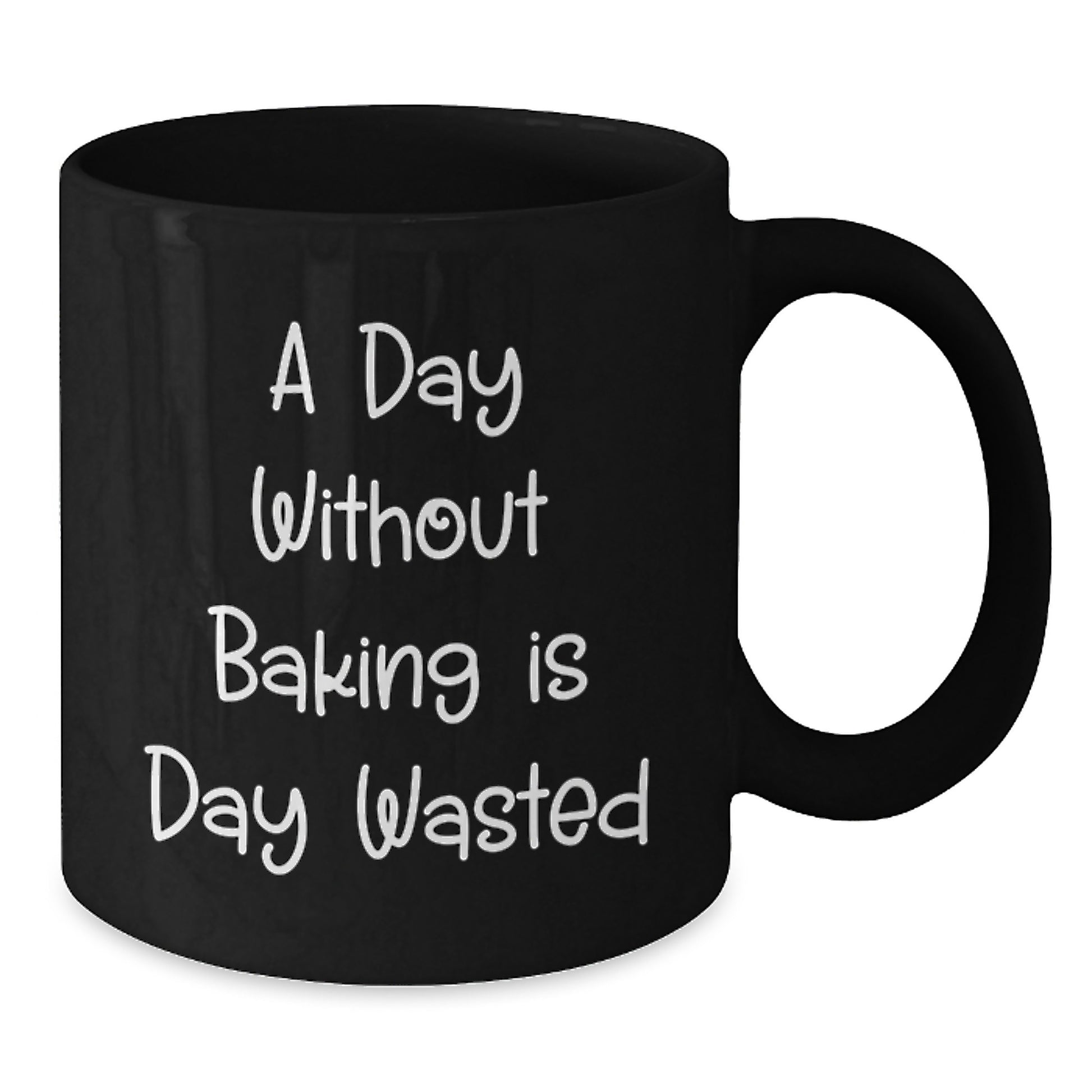Baking Enthusiasts' Gift, Funny Quote, Black Coffee Mug, Birthday Unique Gifts from Friends, Gifts for Baking Lovers - Additional