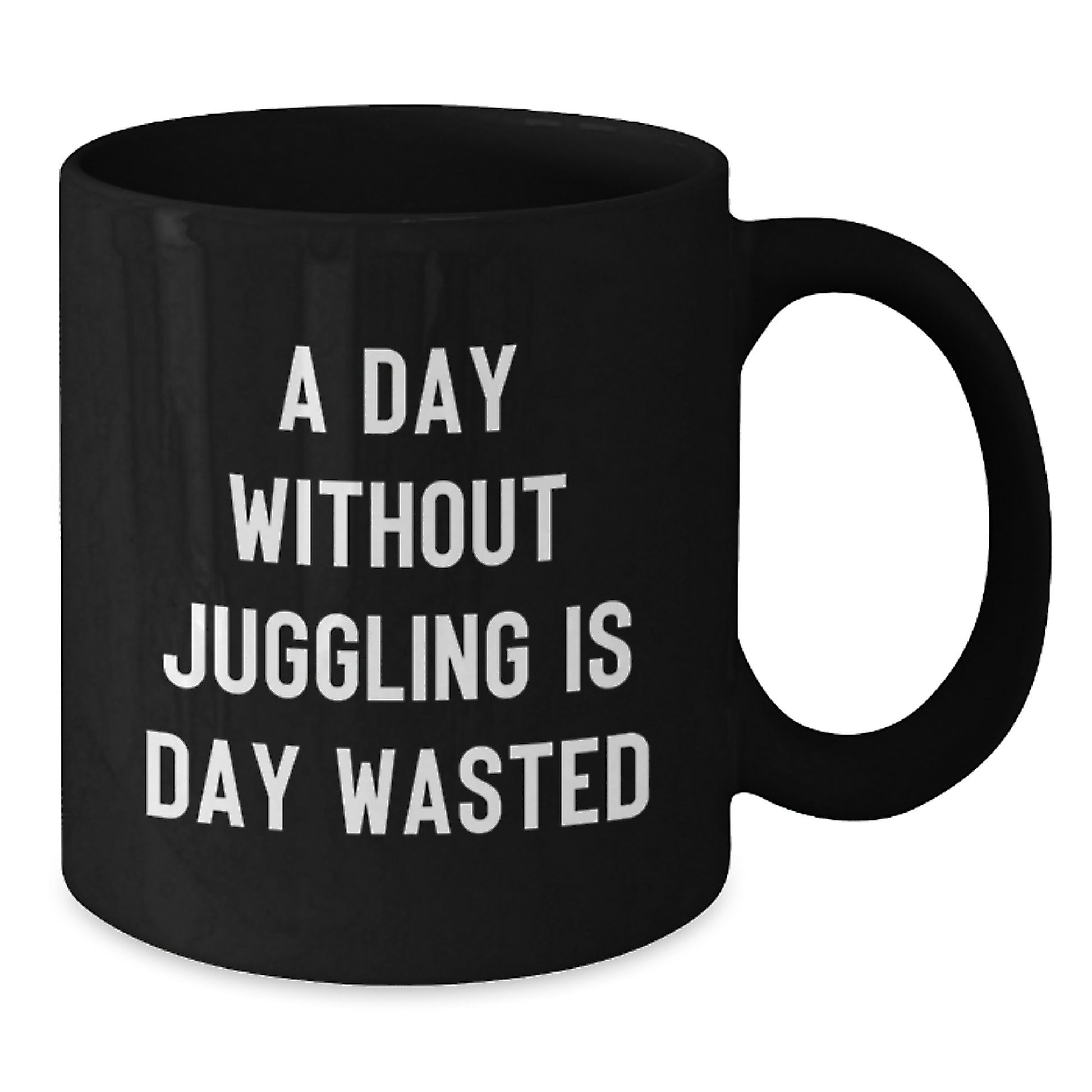 Juggling Enthusiasts Gifts from Friends, Family, or Coworkers - Funny Juggling Black Coffee Mug, Birthday Unique Gifts for Juggling Men or Women - Additional