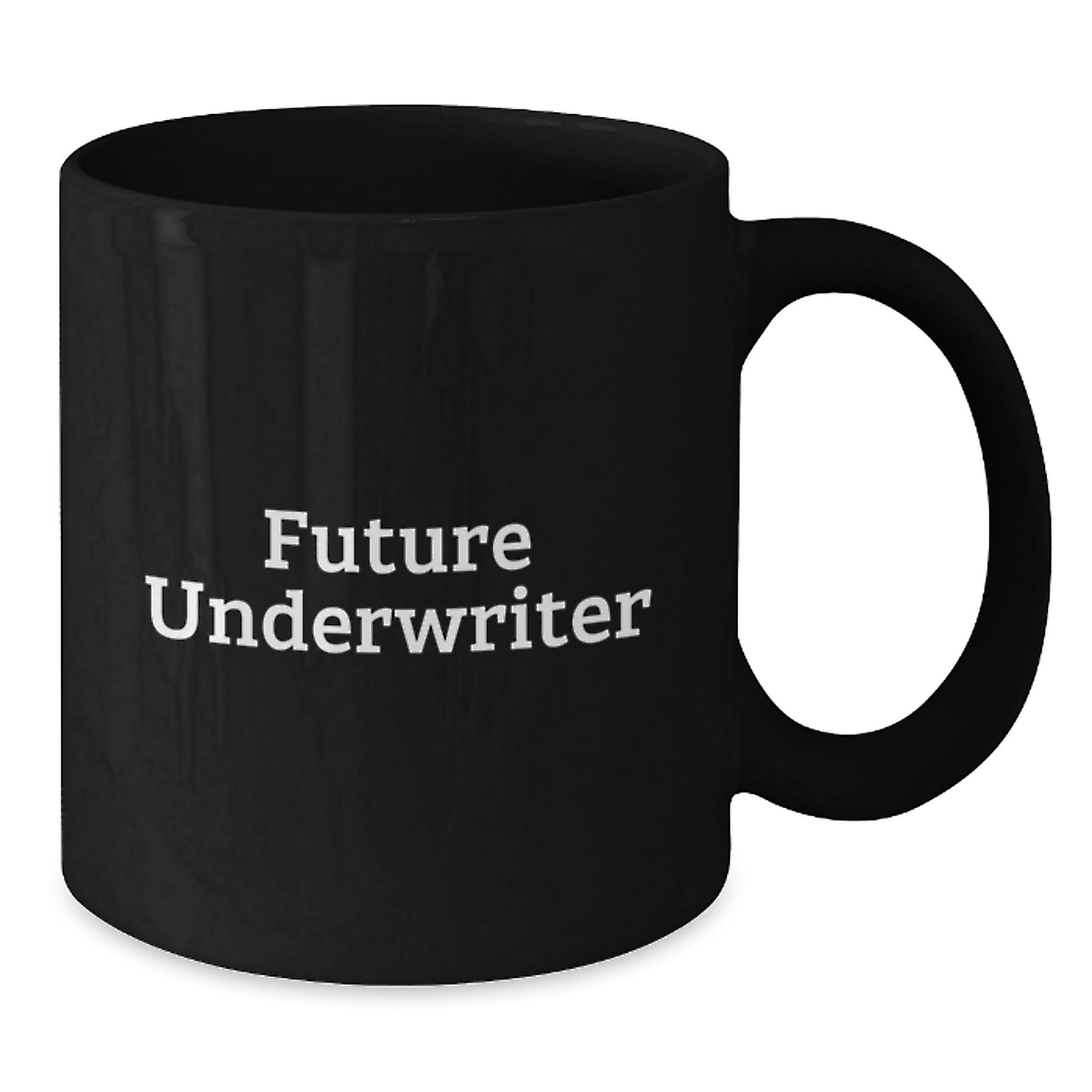 Funny Underwriter Quote Black Coffee Mug Gifts for Future Underwriter from Friends, Unique Graduation Gifts - Additional