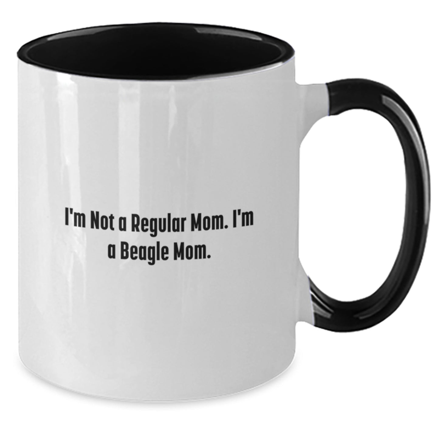 Funny Beagle Mom Gifts for Graduation - I'm Not A Regular Mom. I'm A Beagle Mom. Two Tone Coffee Mug for Beagle Dog Lovers, Gifts from Mom to Beagle Owner, Beagle Dog Gifts for Men or Women - Additional
