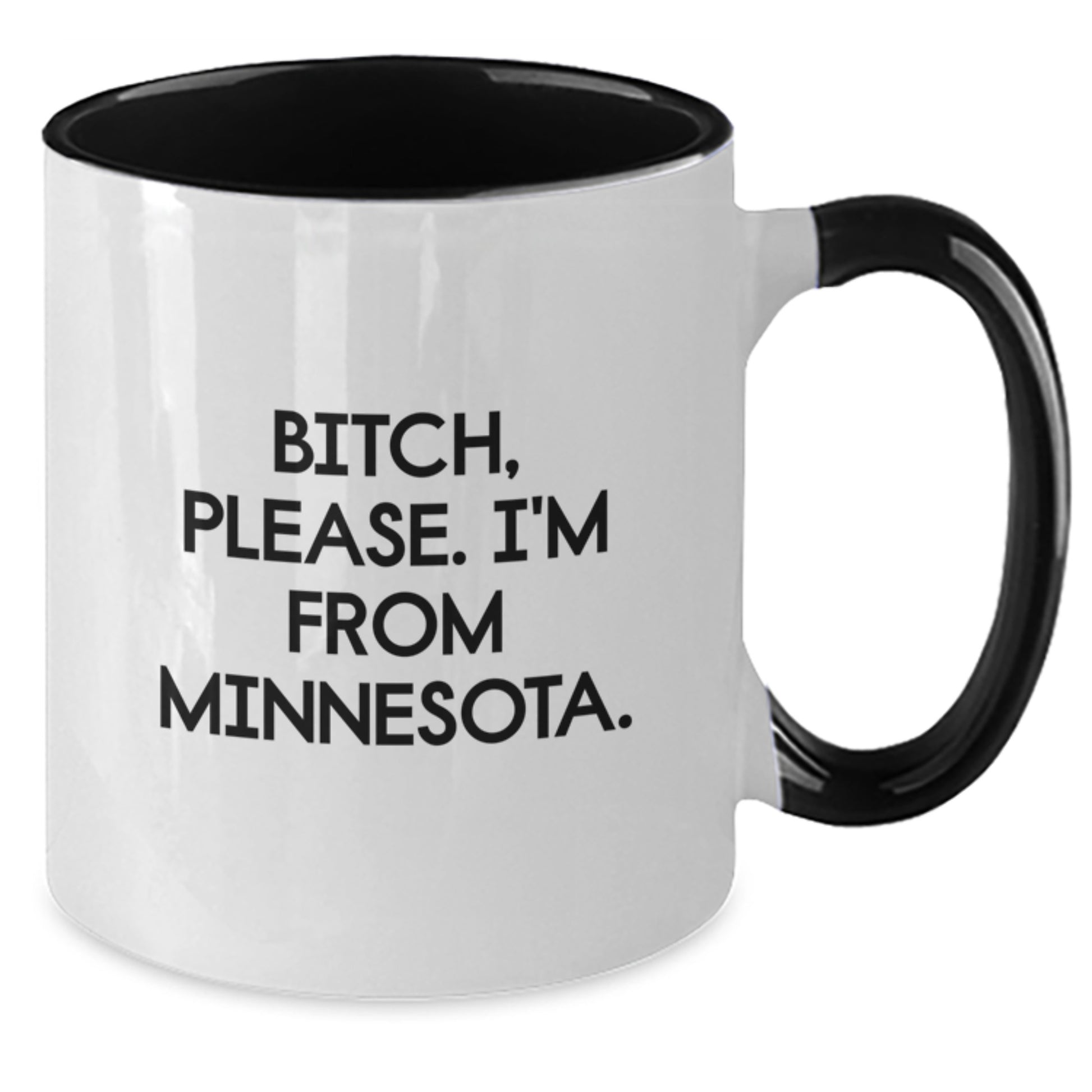 Funny Minnesota Two Tone Coffee Mug Gifts from Friends to Minnesota Birthday - Additional