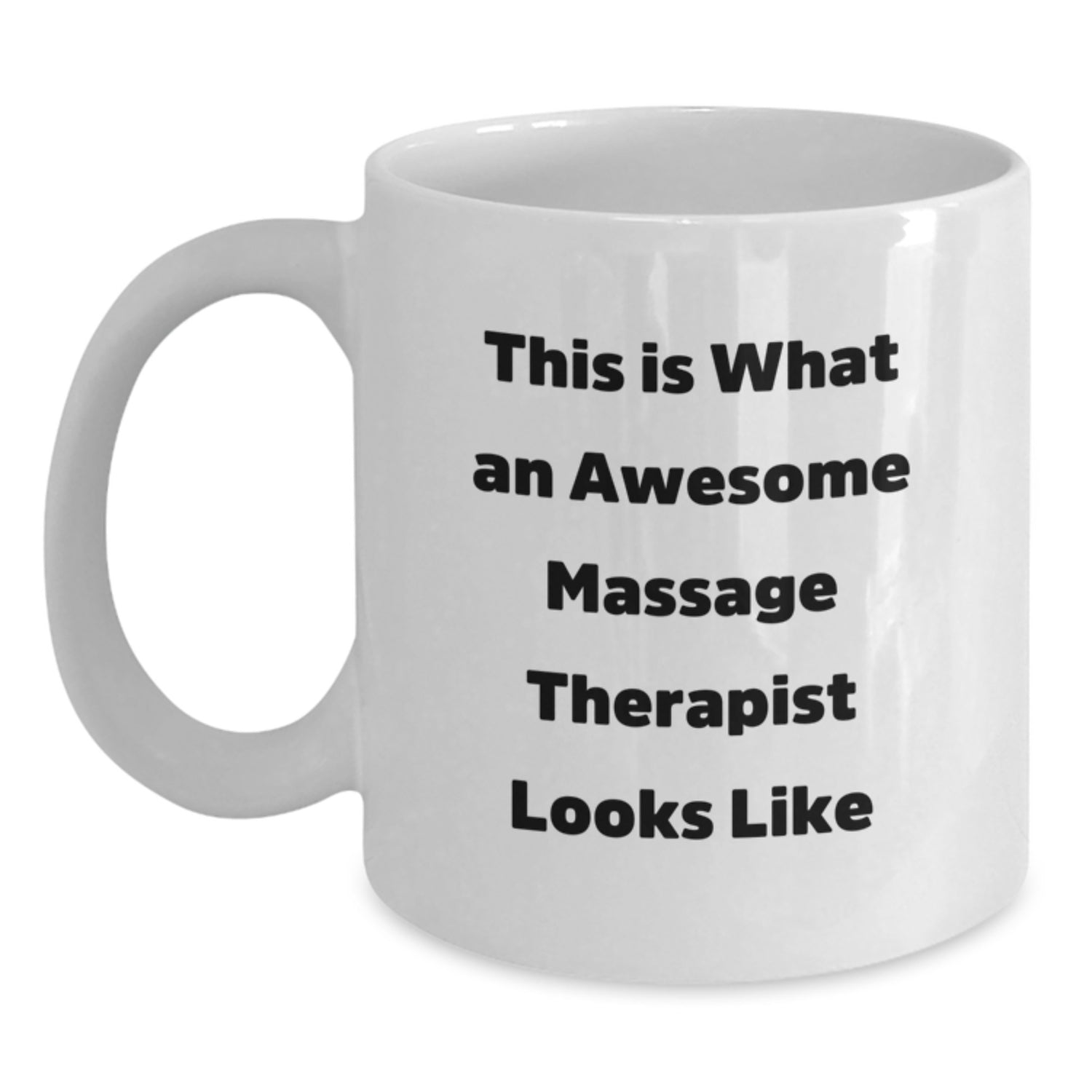 Massage Therapist Gifts from Friends for Awesome Massage Therapist, Funny White Coffee Mug, Birthday Unique - Main