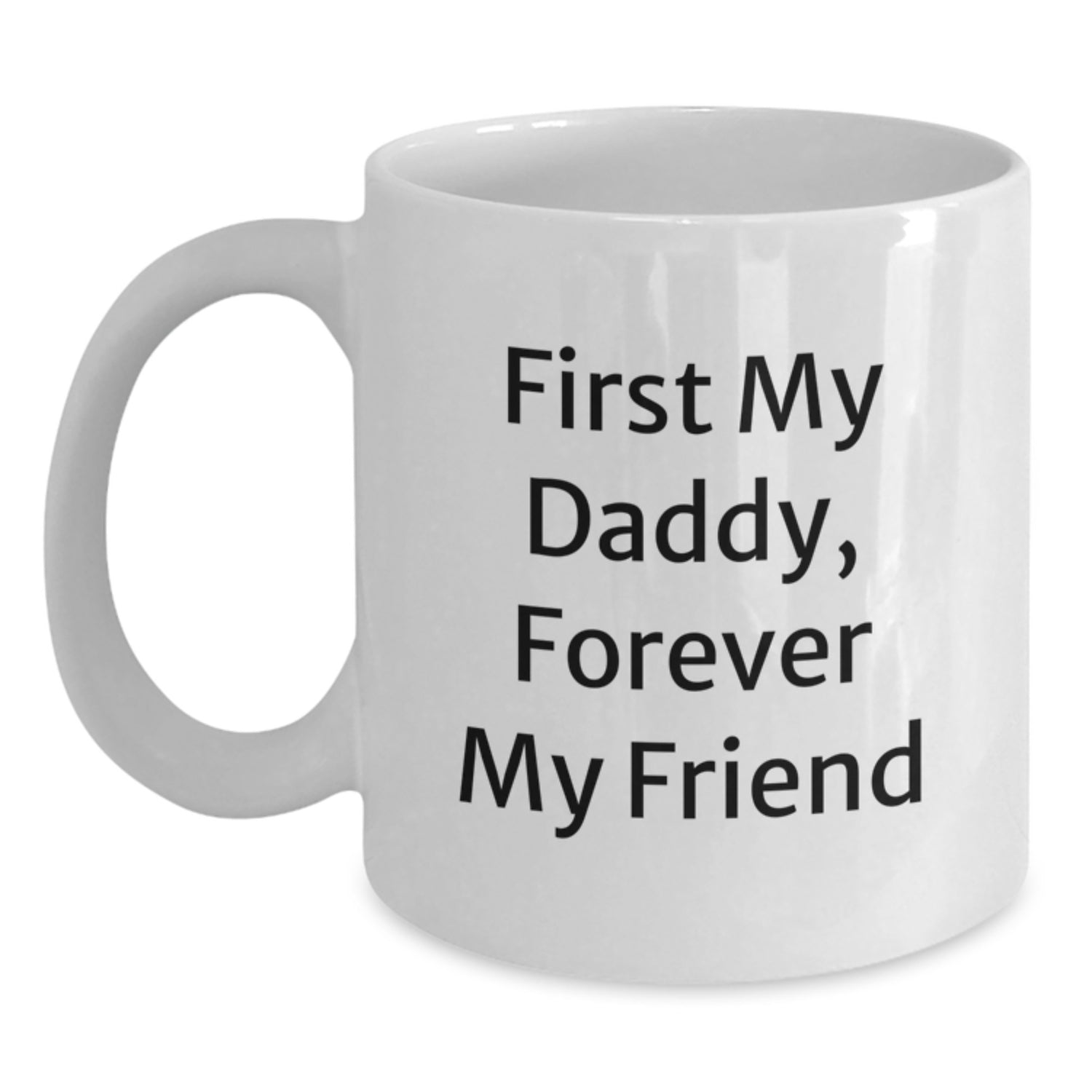 Funny Daddy Quotes White Coffee Mugs for Him Gifts from Family Friends Graduation Unique - Main