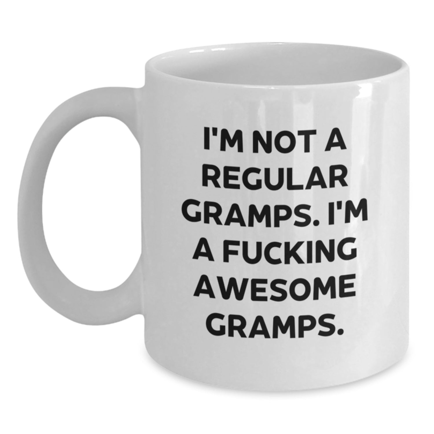 Funny Gramps Gifts from Friends and Family - White Coffee Mug for Gramps Graduation Unique Gifts - Main