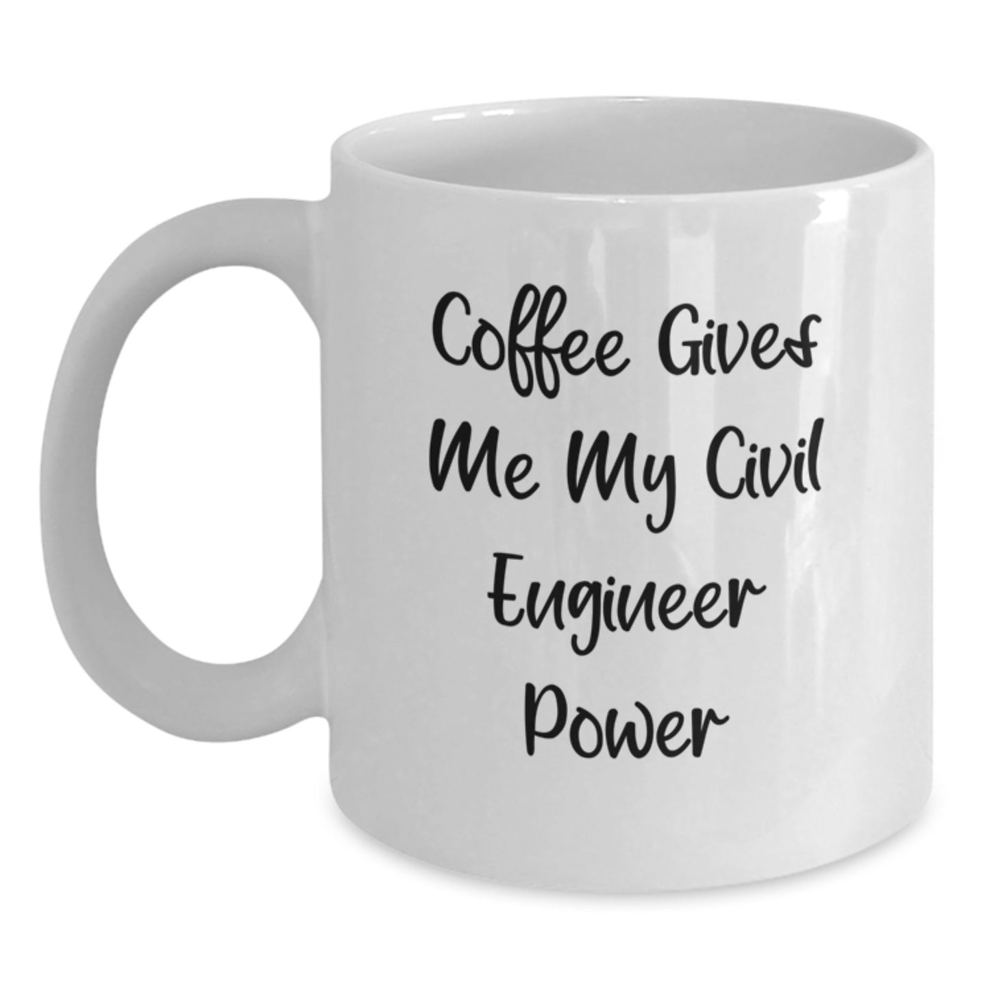 Civil Engineer Favorite White Coffee Mug Gifts from Friends for Graduation, Funny Quote Coffee Cup - Main