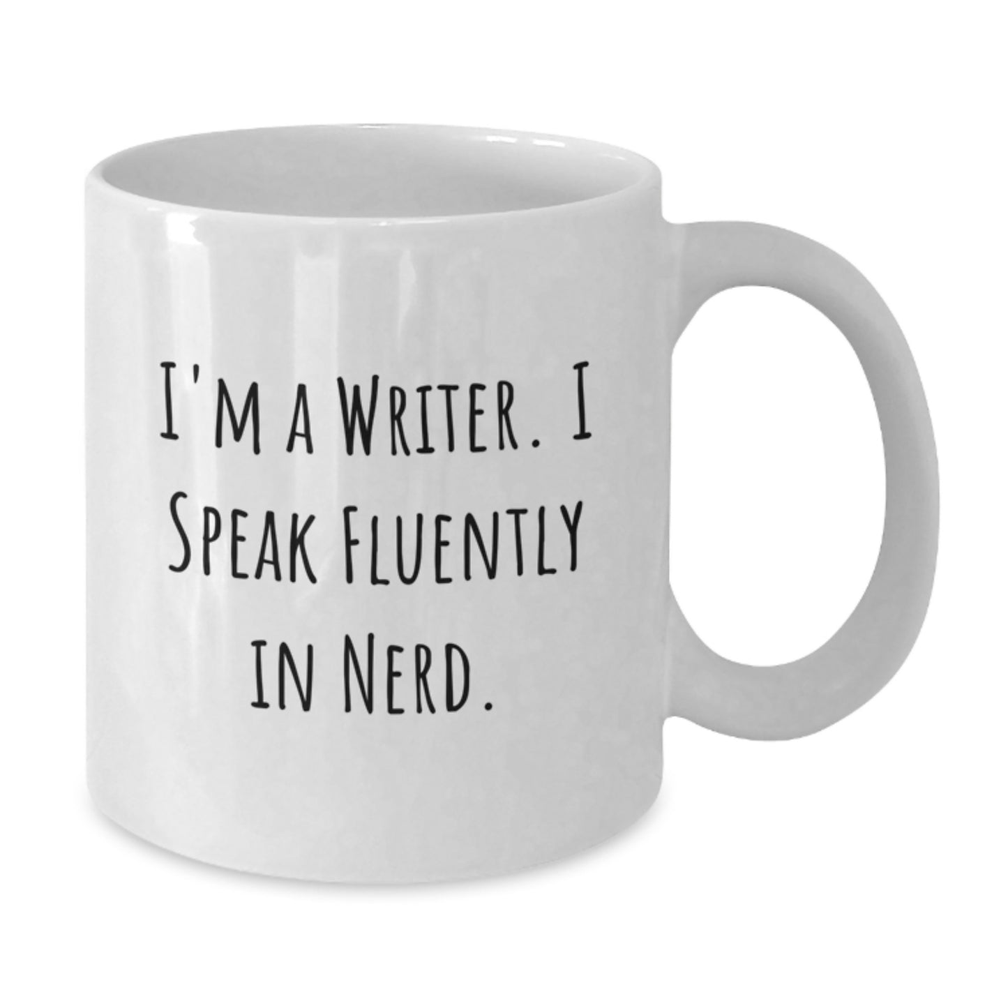 Writer Humor Gifts from Friends, Gifts for Writers on Birthday, Funny White Coffee Mug - Additional