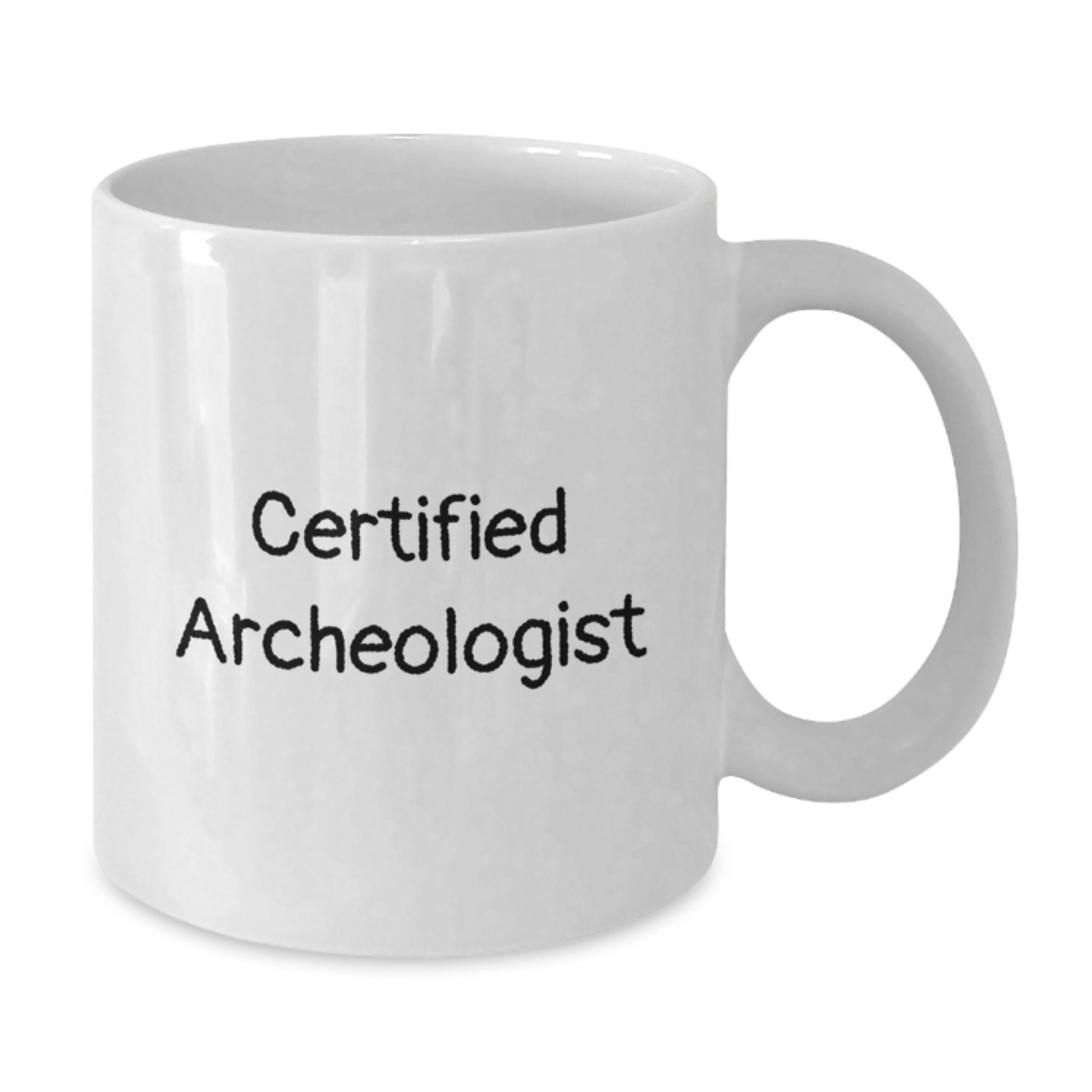 Funny Archeologist Gifts from Friends, Unique White Coffee Mug for Birthday, 'I'm Not an Archeologist, I Just Play One' Quote - Additional
