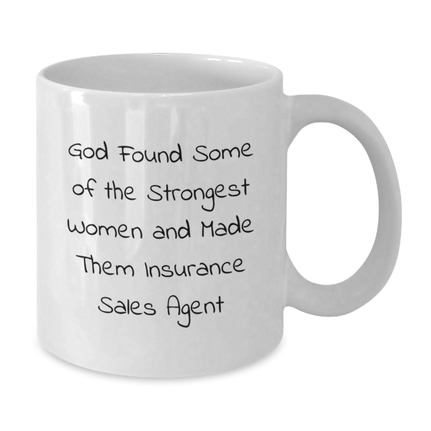 Funny Insurance Sales Agent Gifts from Friends - White Coffee Mug for Insurance Sales Agent Graduation - Additional