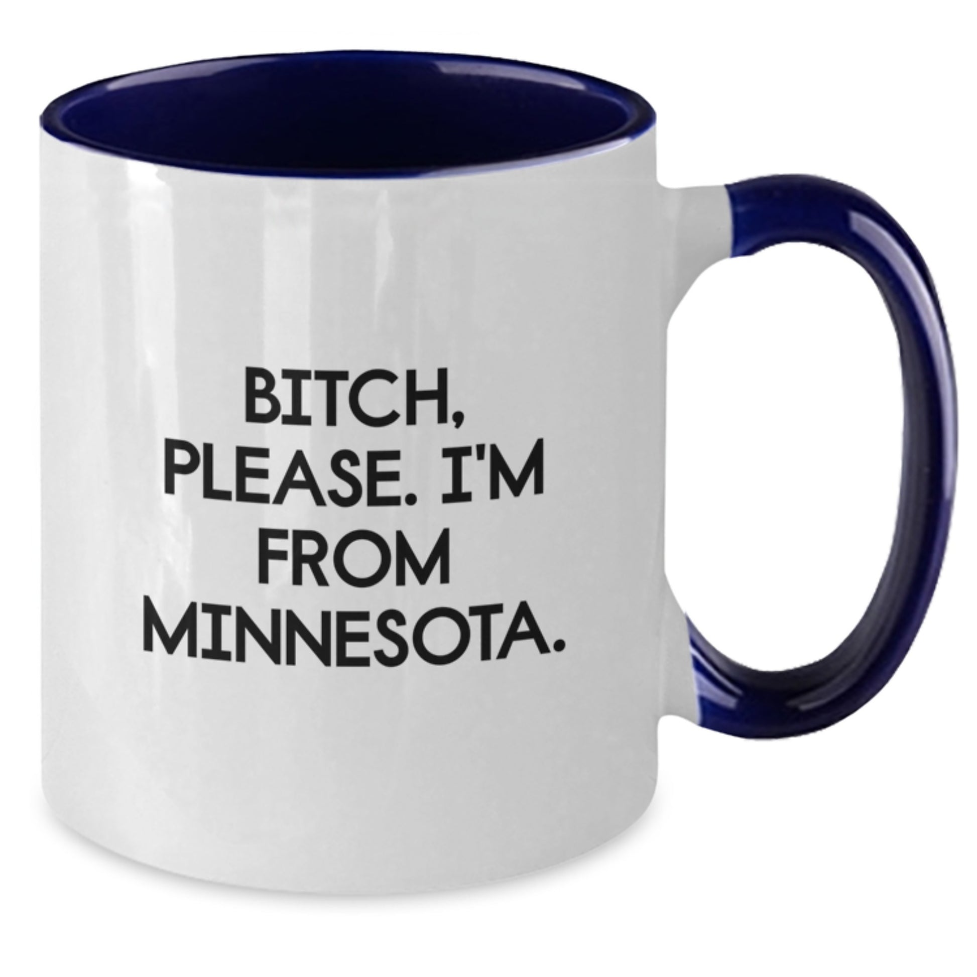 Funny Minnesota Two Tone Coffee Mug Gifts from Friends to Minnesota Birthday - Additional