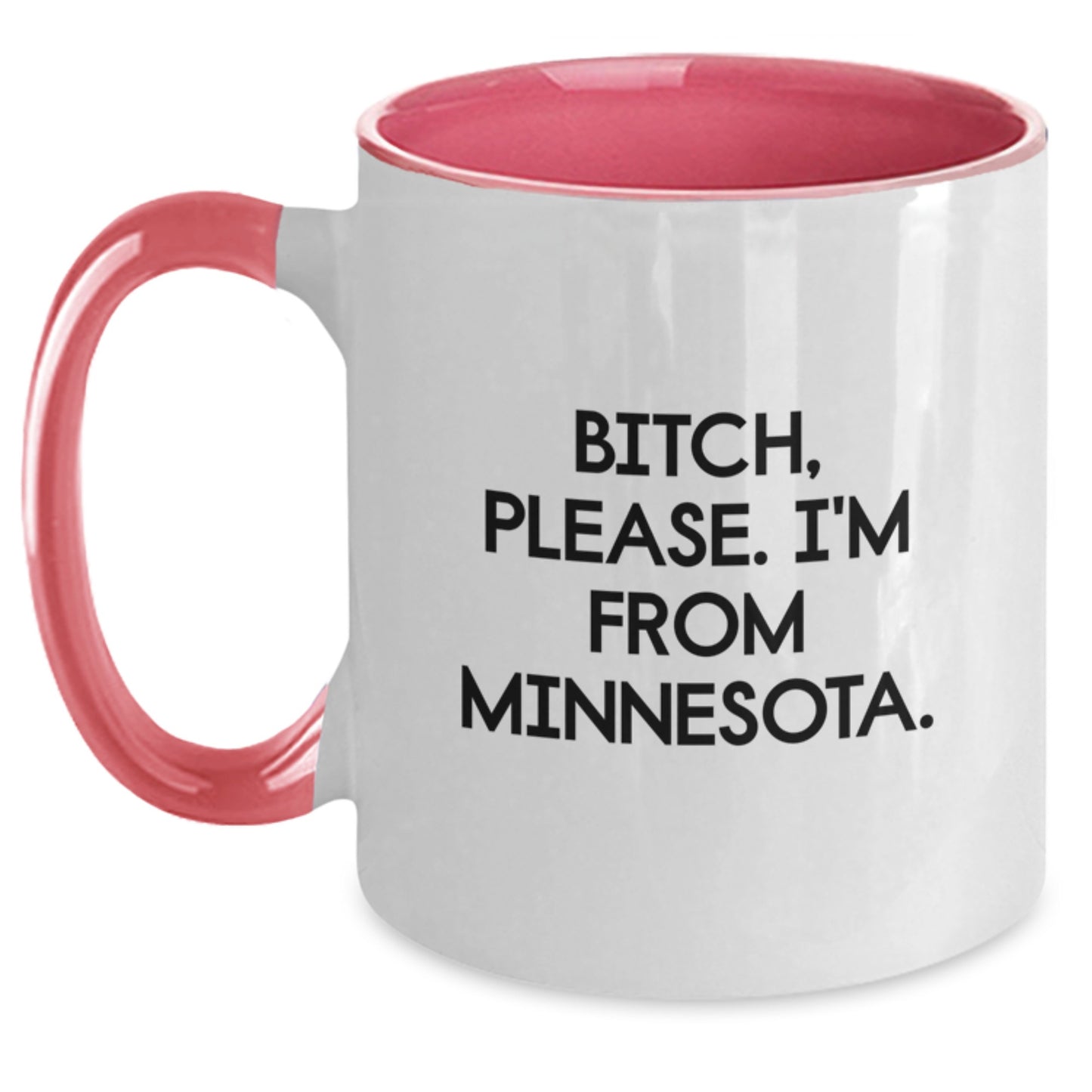 Funny Minnesota Two Tone Coffee Mug Gifts from Friends to Minnesota Birthday - Main