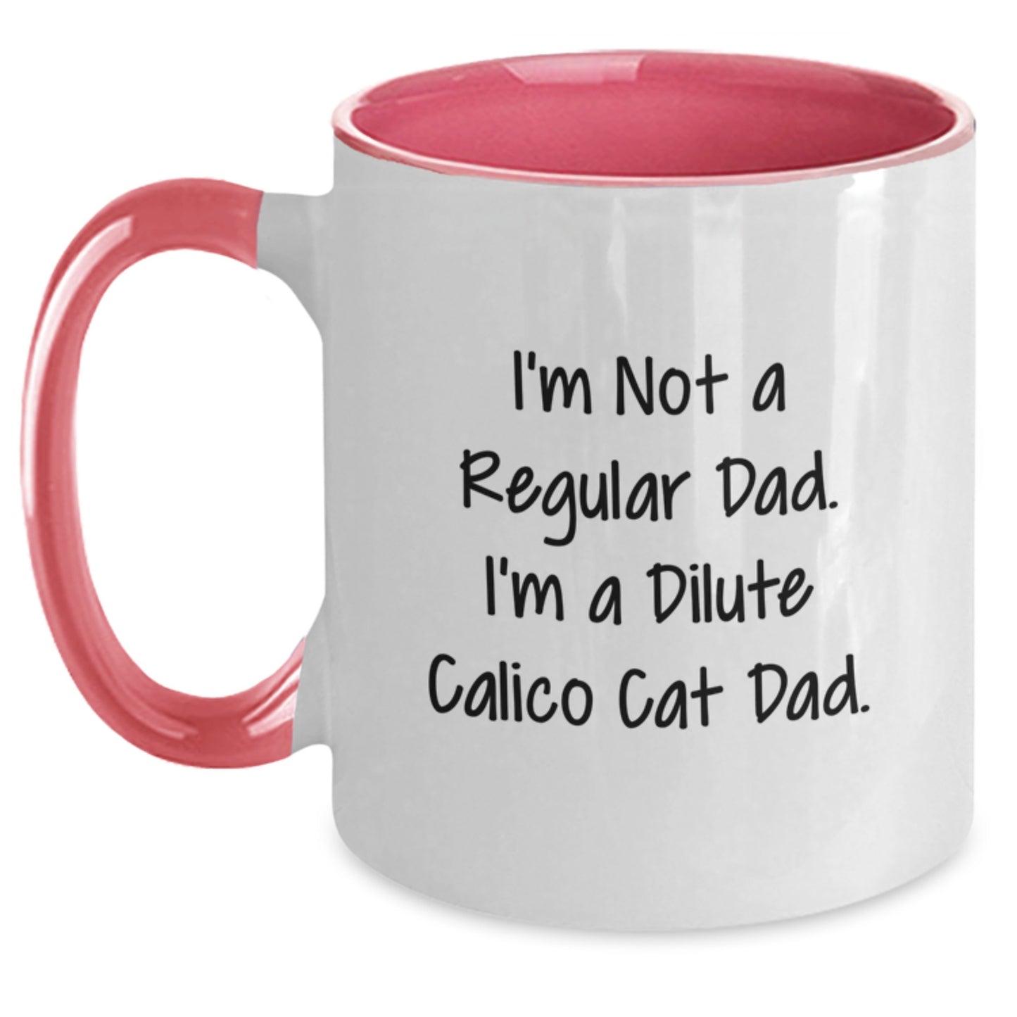 Funny Dilute Calico Cat Dad Gifts for Men from Friends - Unique Graduation Mugs for Dilute Calico Cat Lovers - Main