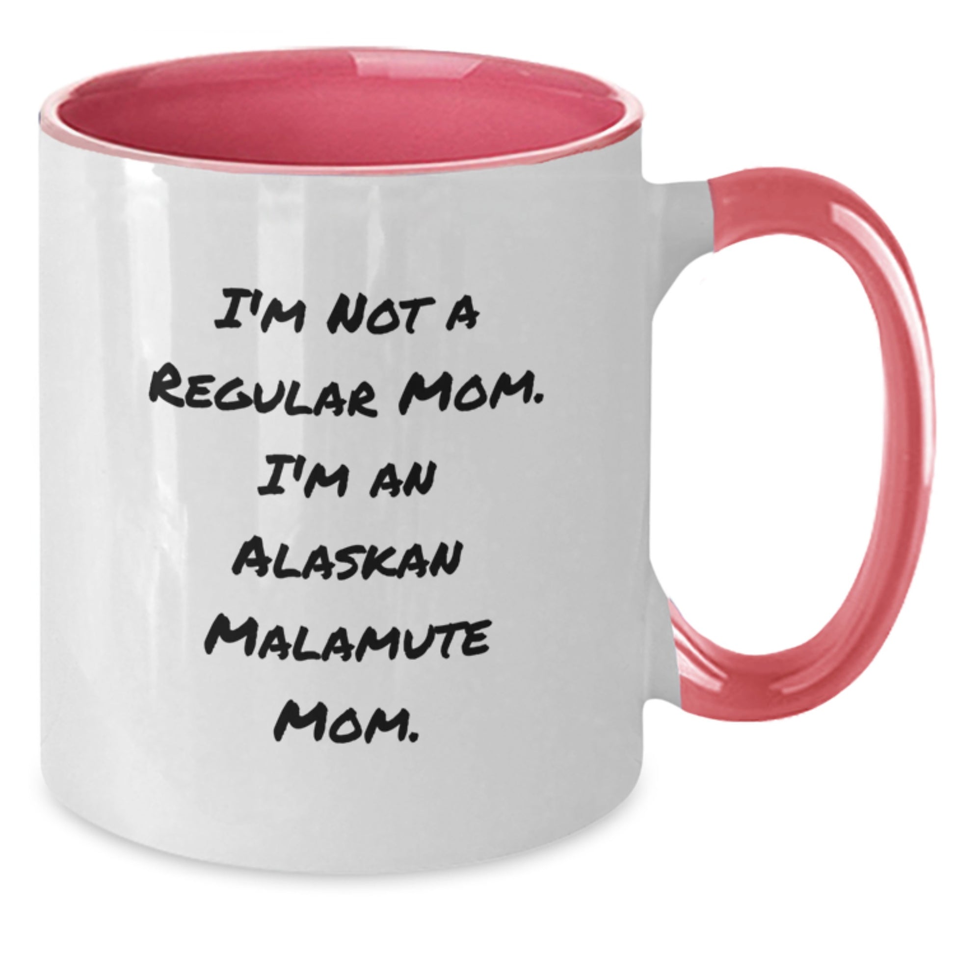 Alaskan Malamute Dog Mom Funny Two Tone Coffee Mug Gifts from Family to Graduates - Additional