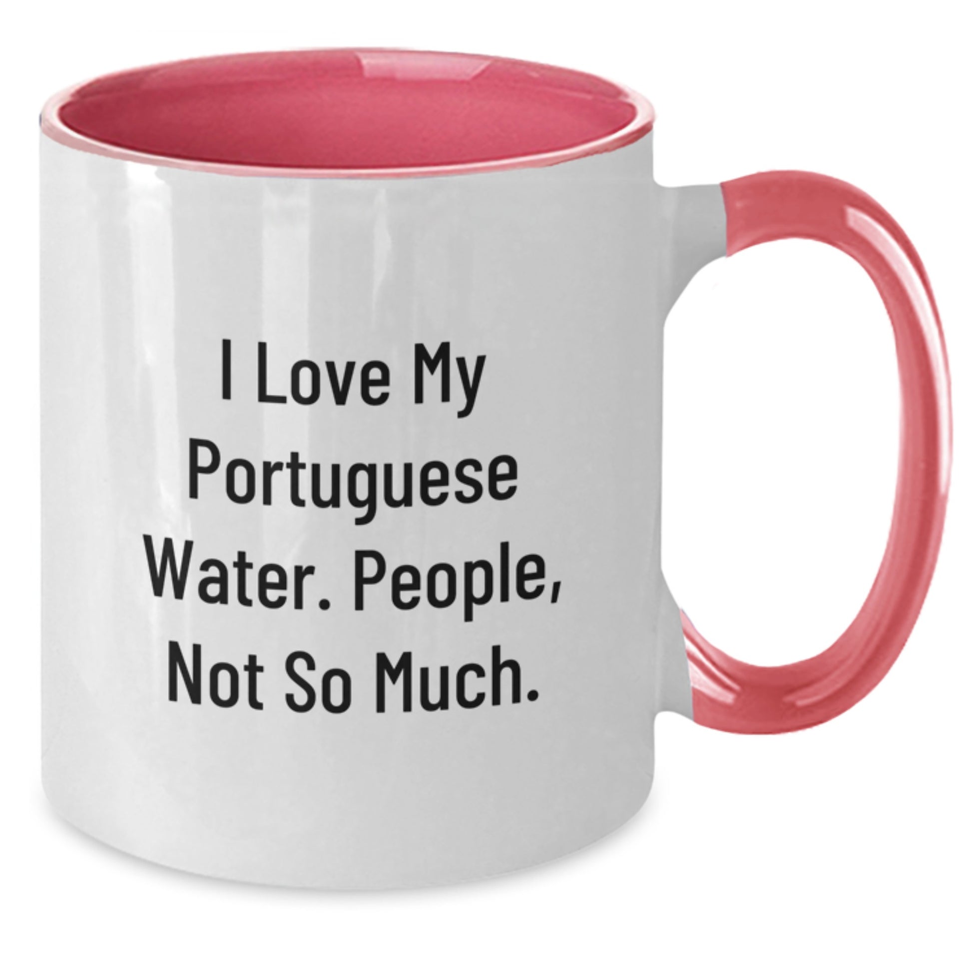 Portuguese Water Dog Lovers Funny Gifts for Friends, Coworkers, or Family, Two Tone Coffee Mug for Graduation - Additional