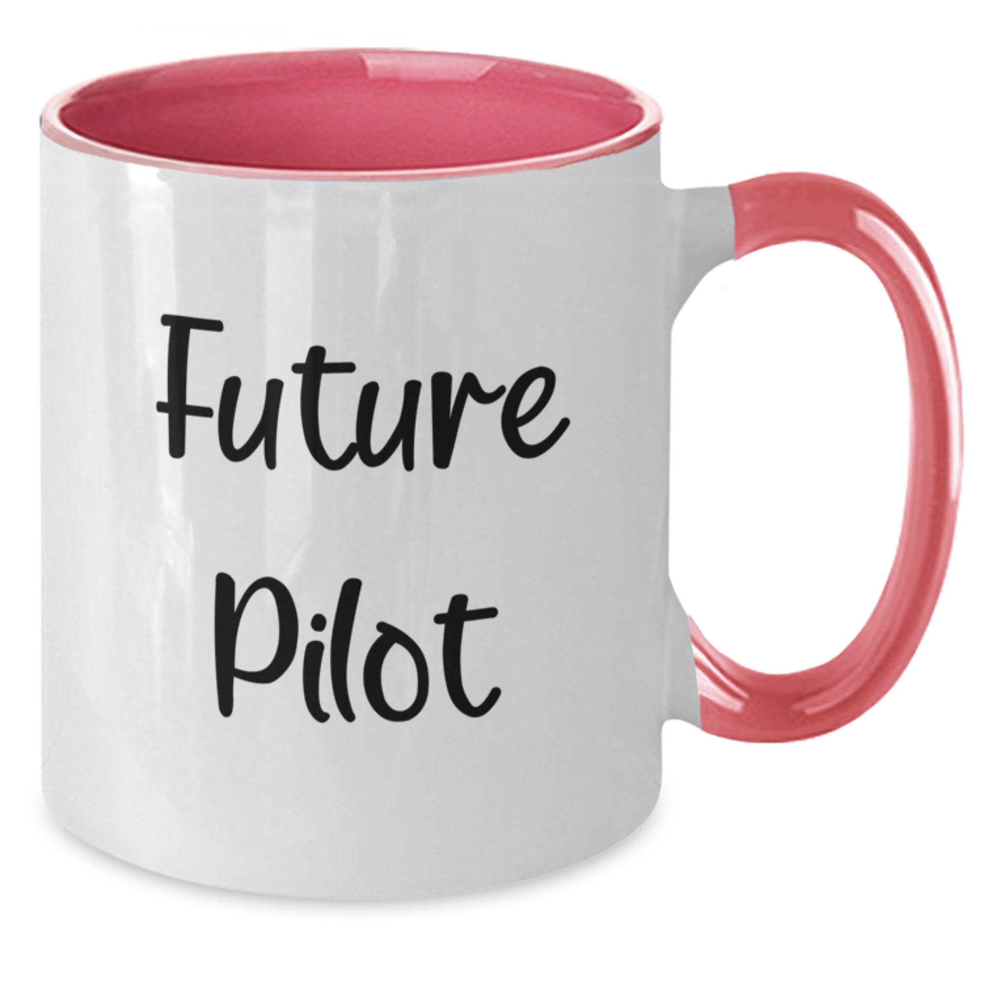 Funny Pilot Gifts for Future Pilots - Two Tone Coffee Mug, Unique Graduation Gift from Friends, Family, or Coworkers - Additional
