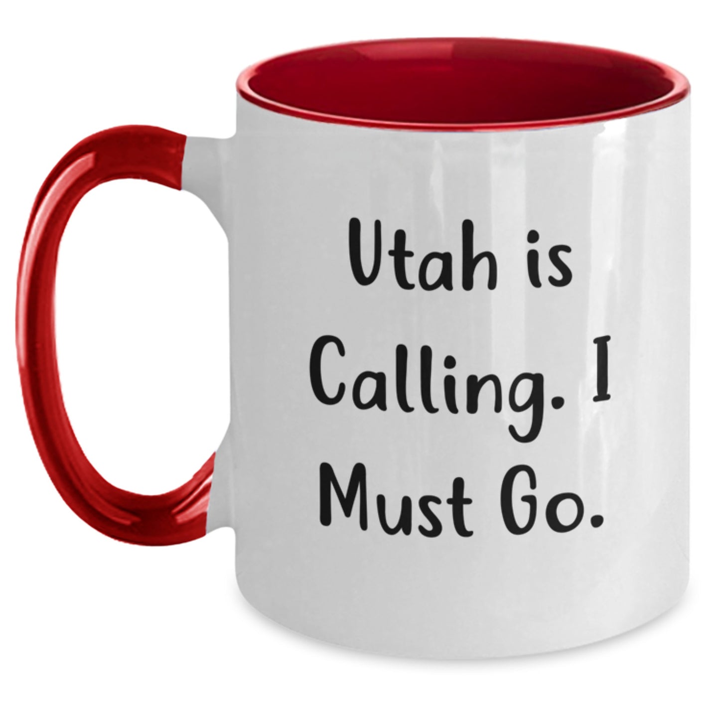 Utah Inspiration Funny Two Tone Coffee Mugs Gifts from Friends, Coworkers, Family and Loved Ones Gifts for Utah, Men, Women, Graduation, Unique, Funny, Cute - Main