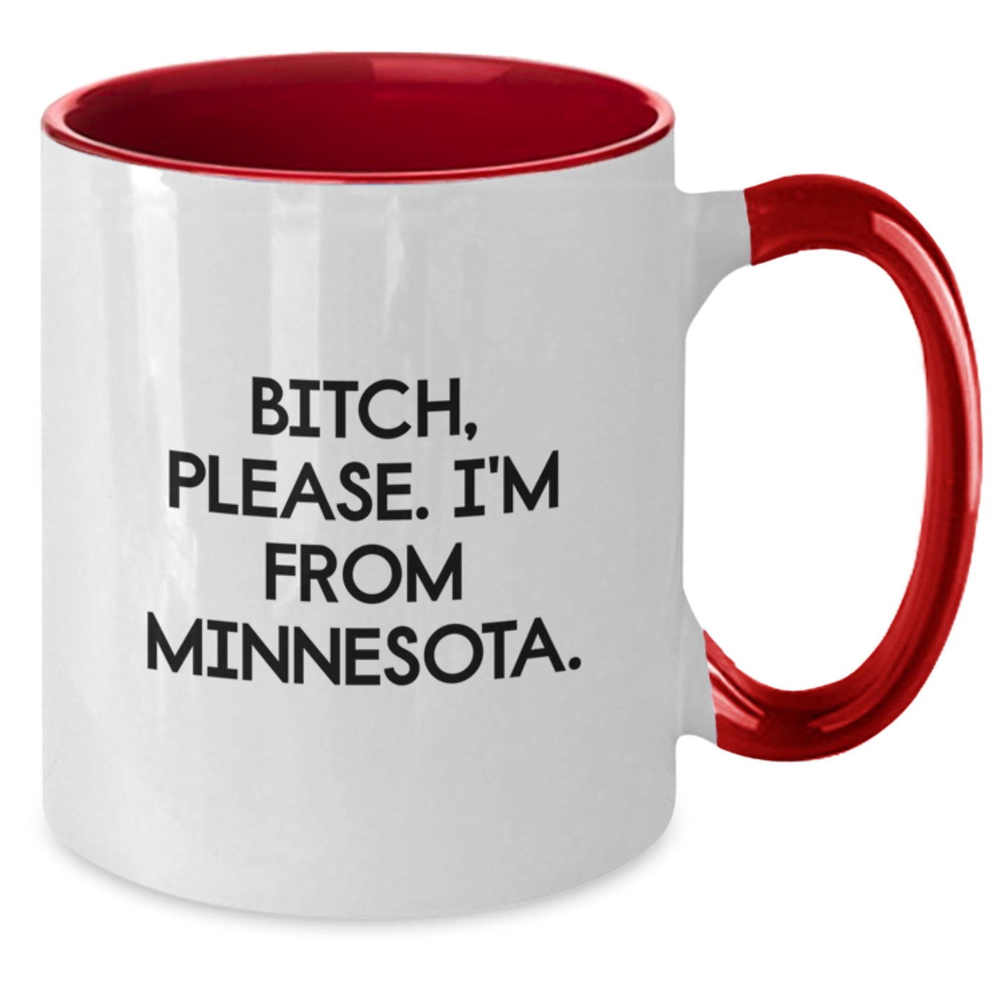Funny Minnesota Two Tone Coffee Mug Gifts from Friends to Minnesota Birthday - Additional